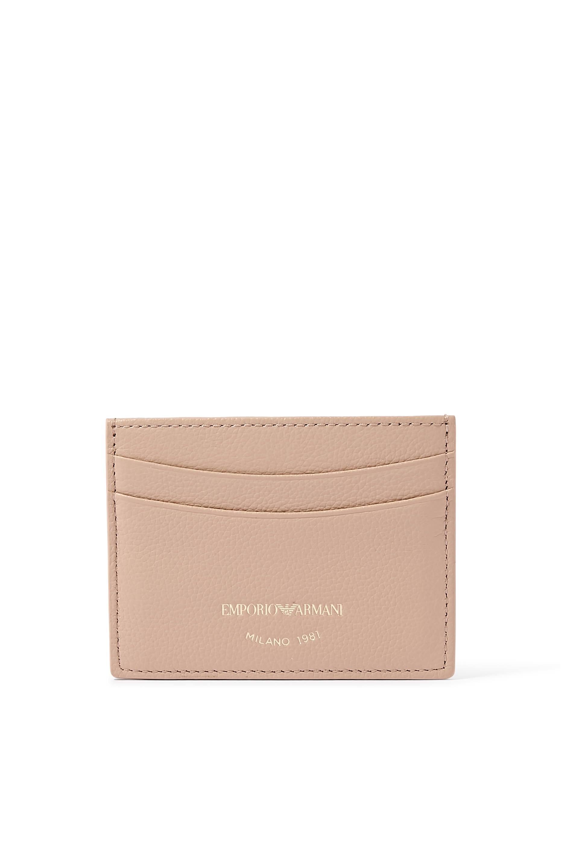 Tumbled Leather Card Holder