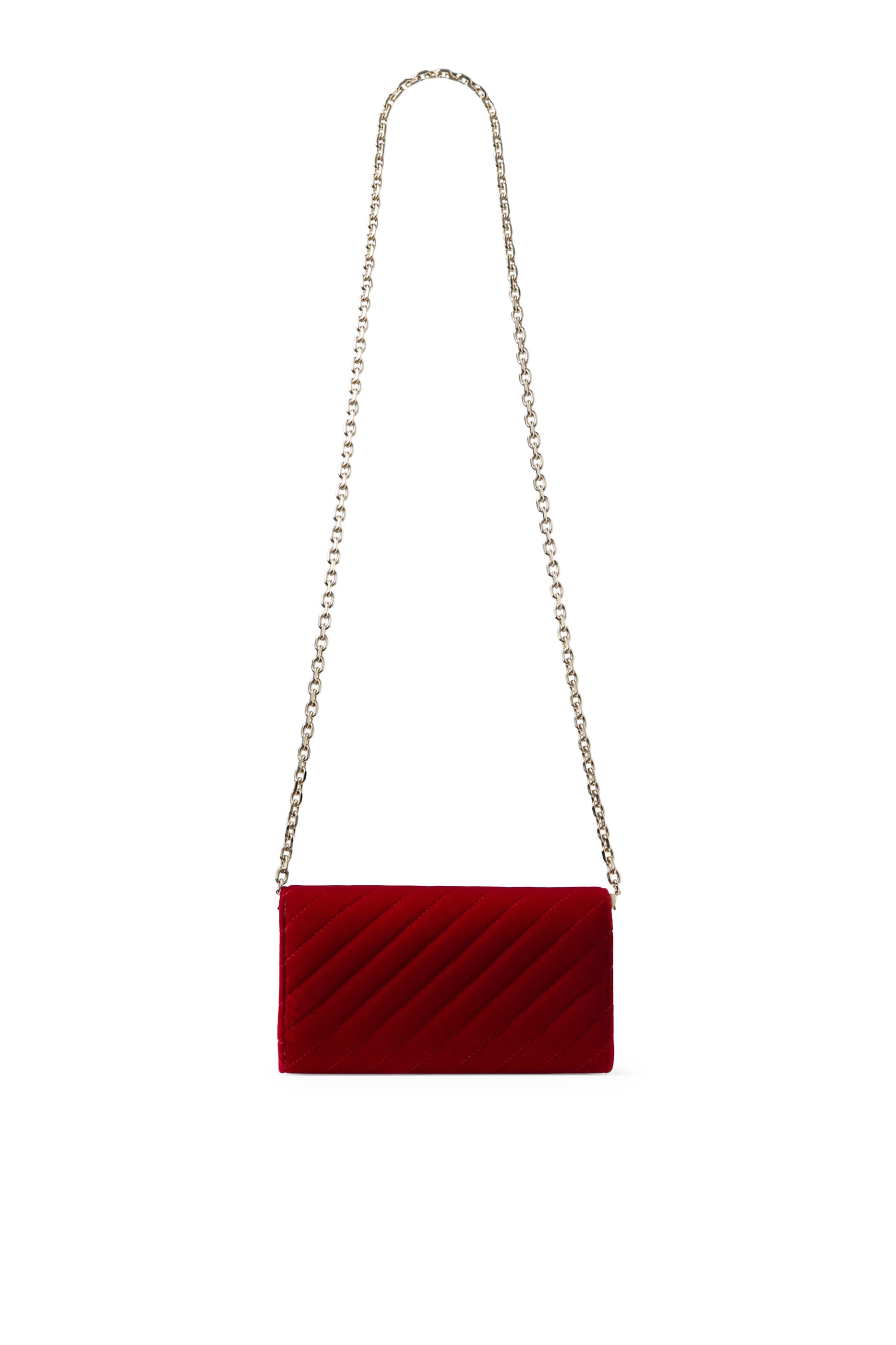 Logo Quilted Curve Wallet