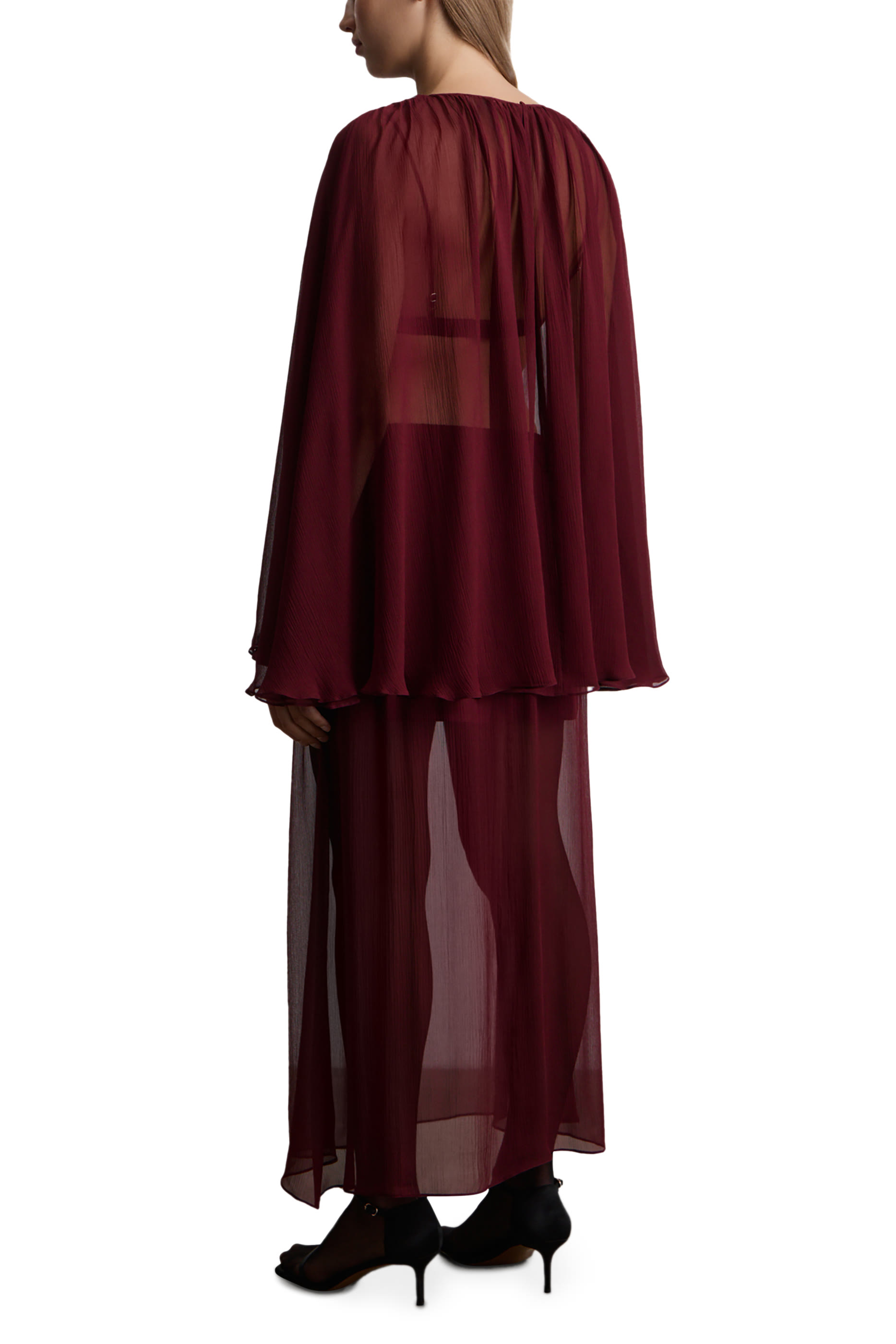 Silk Chiffon Skirt