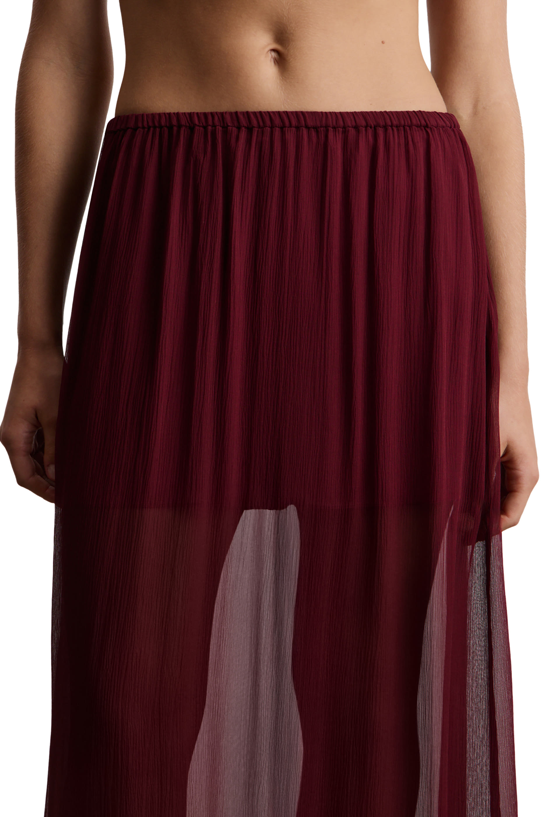 Silk Chiffon Skirt