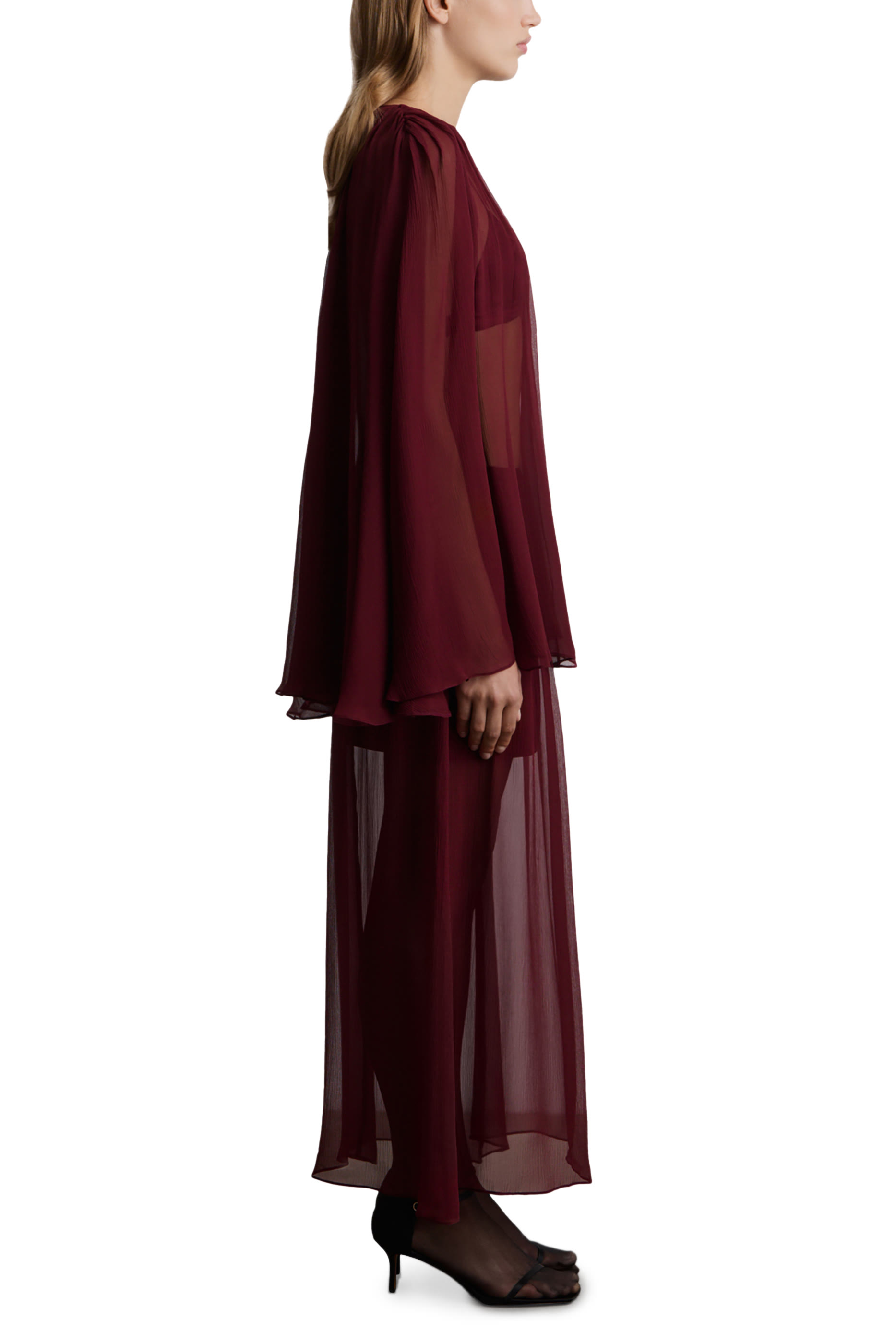 Silk Chiffon Skirt