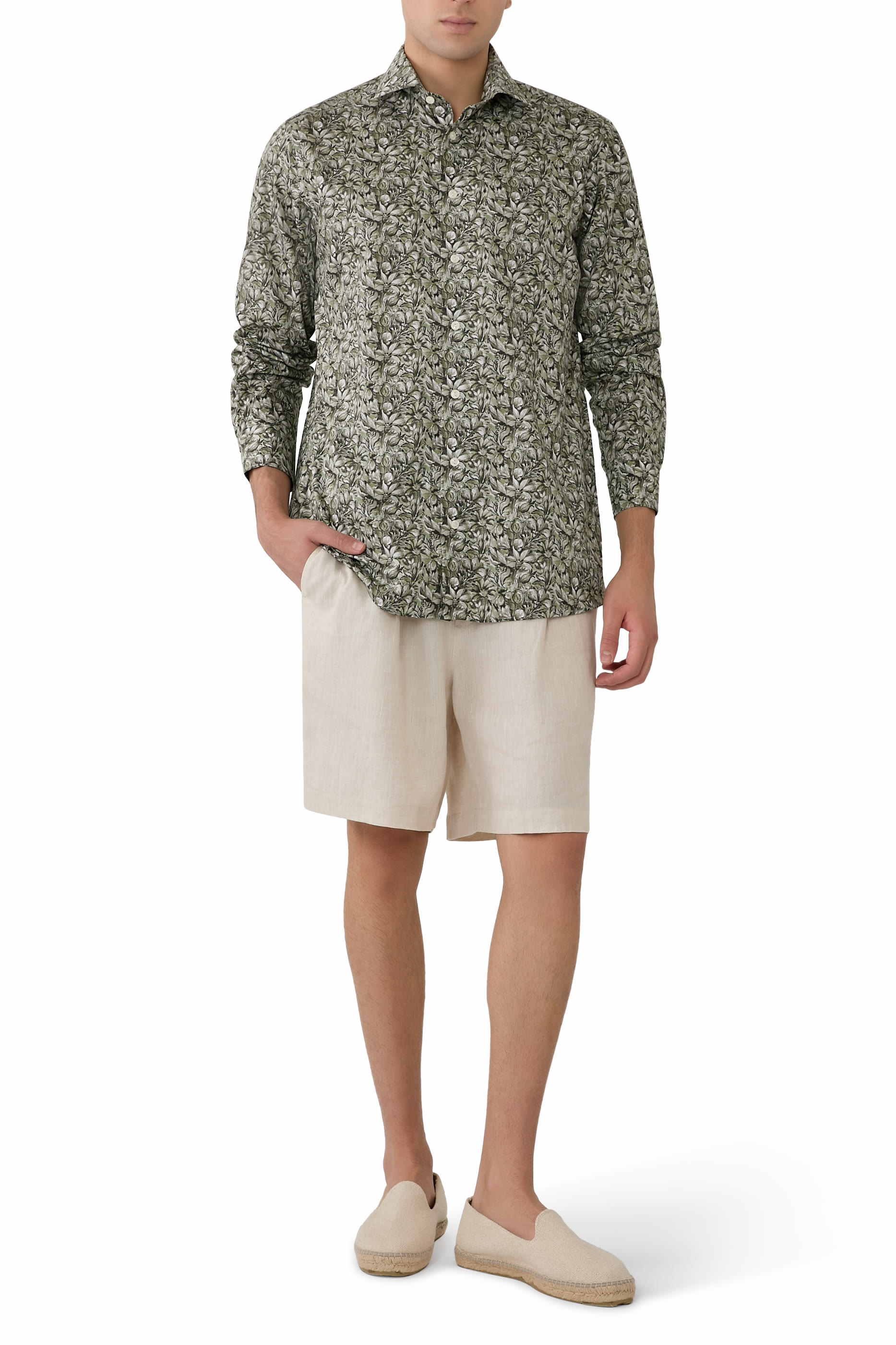 Floral Twill Shirt 