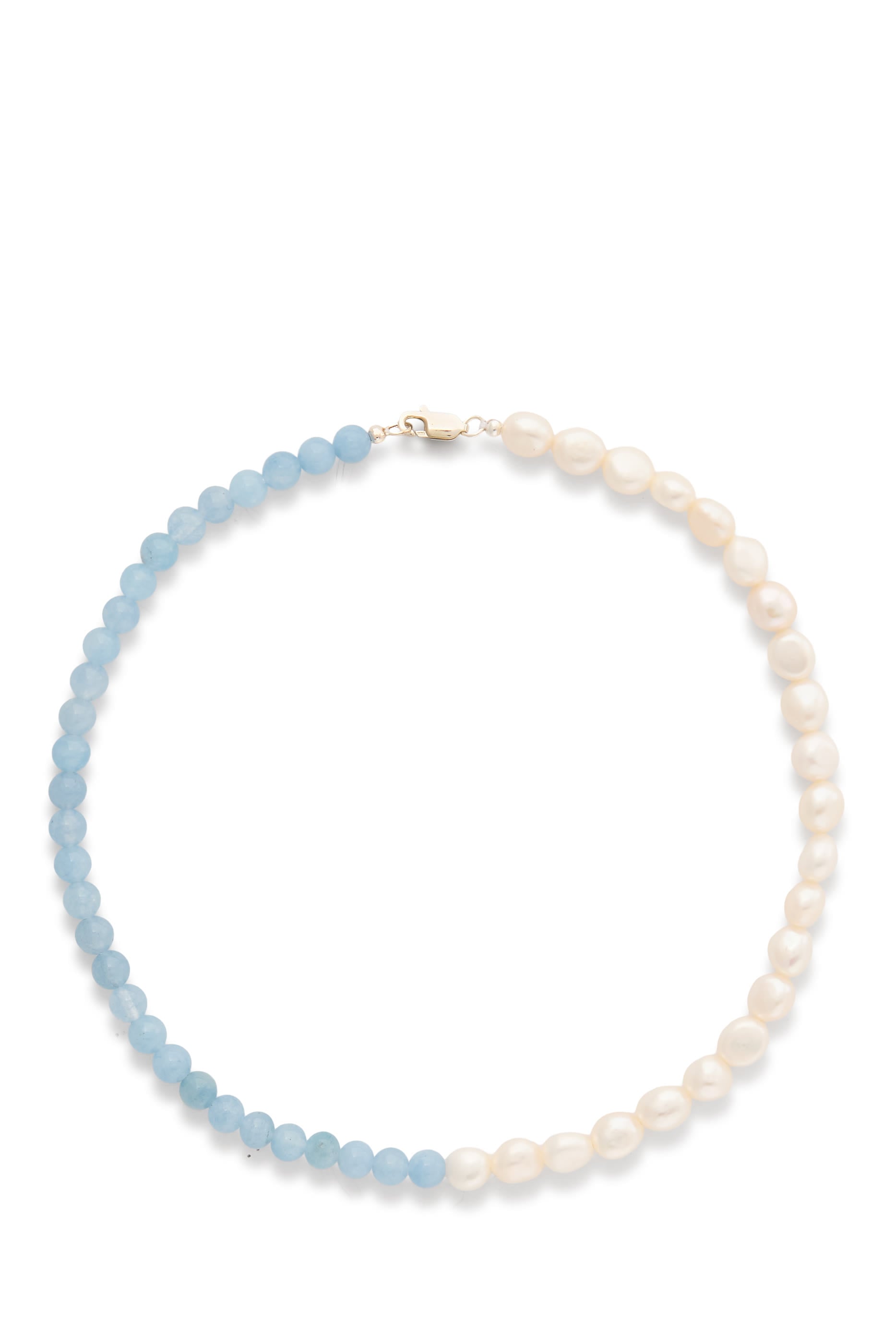 Sophie Necklace, Pearls & Blue Quartz