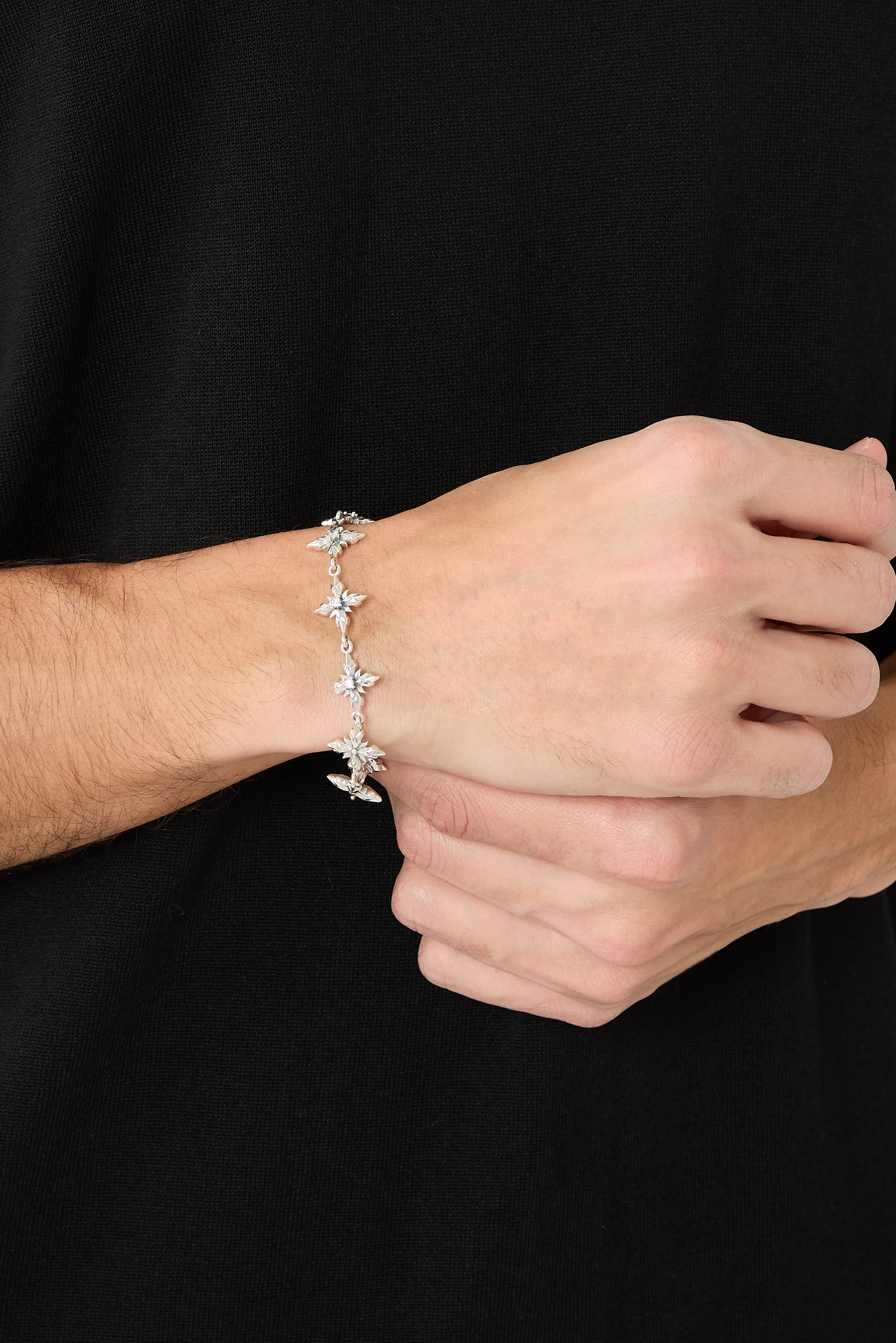 Stella Ventis Crystal Bracelet, Sterling Silver