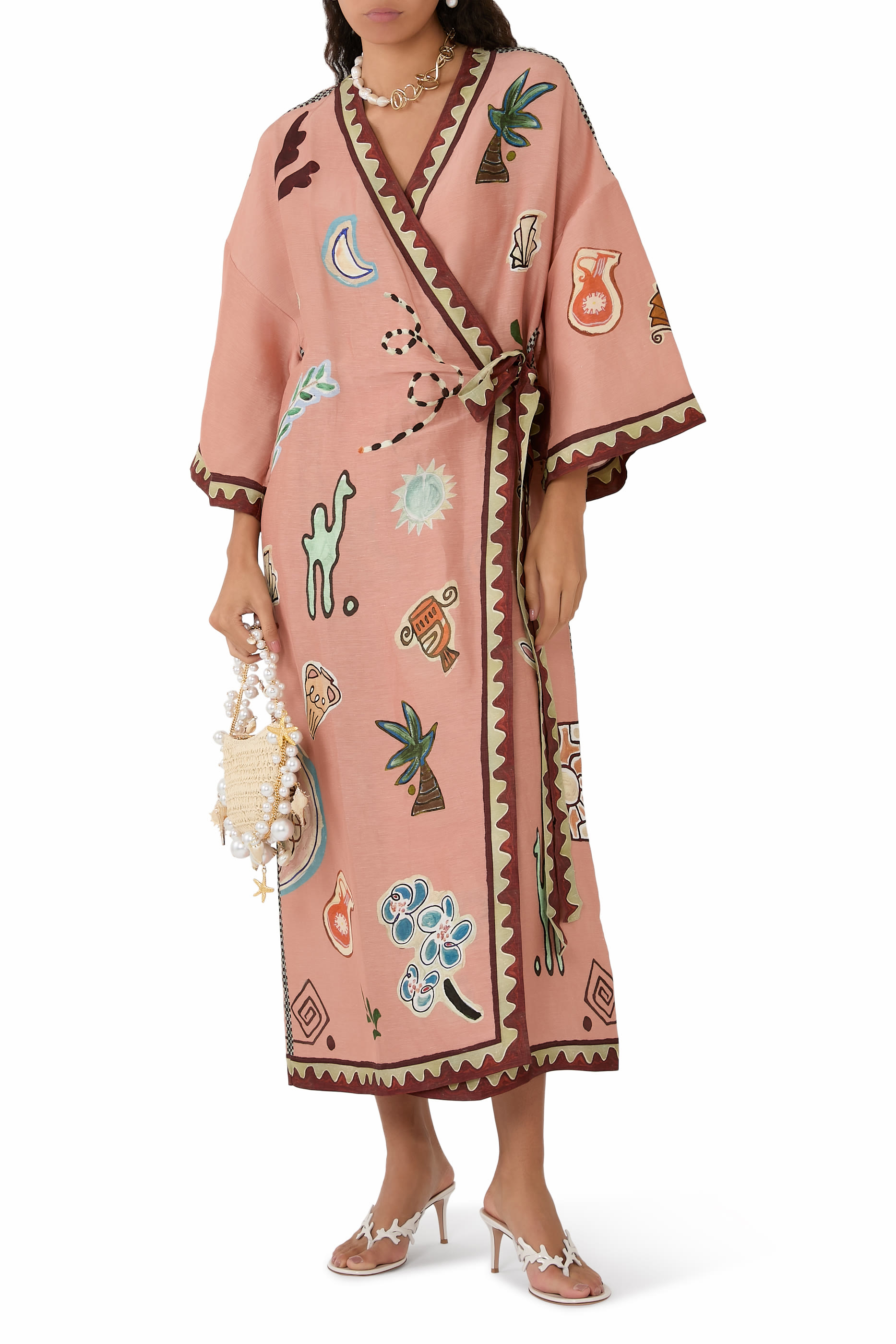 Laurence Wrap Midi Dress