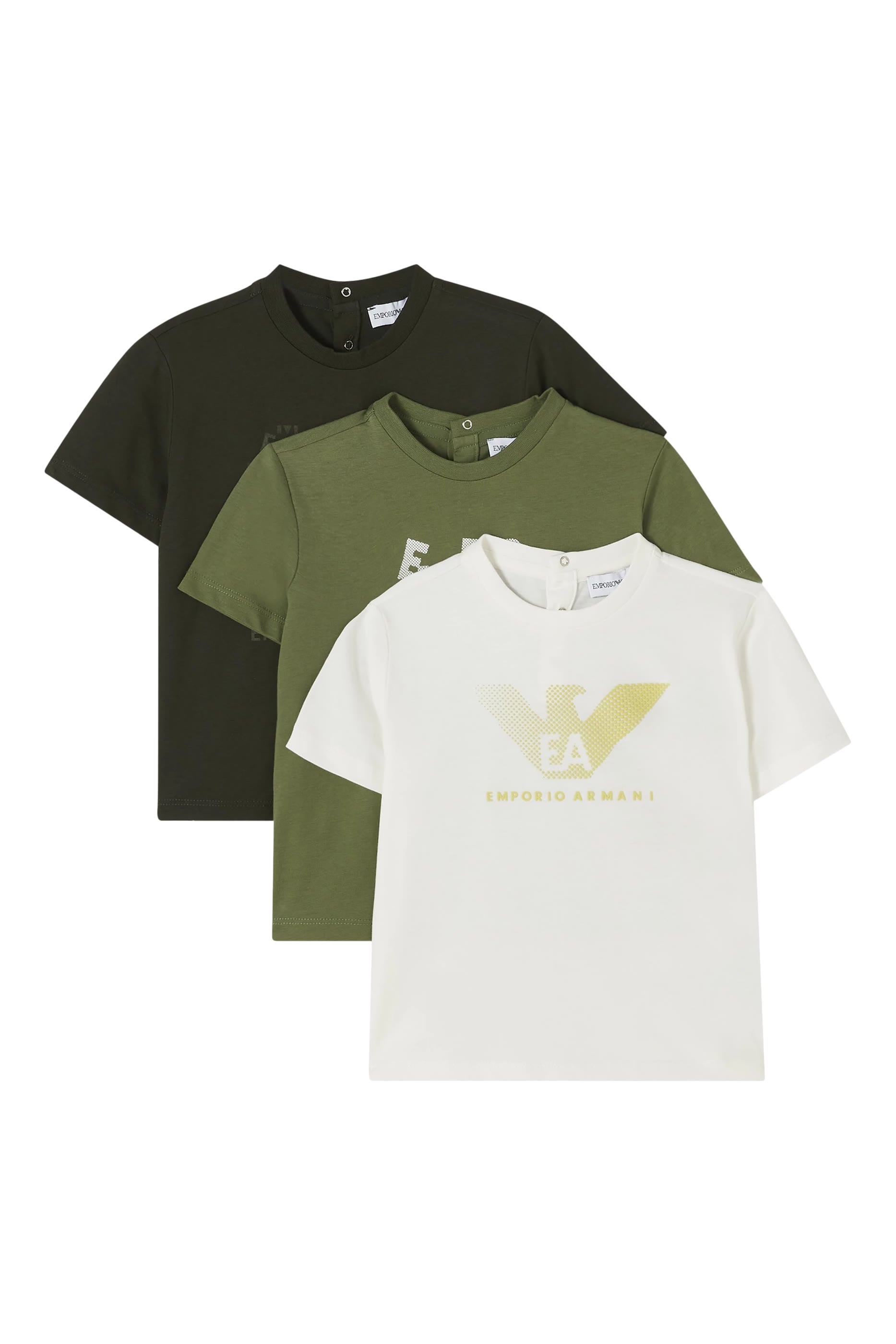 Kids Cotton T-Shirt, Set of 3