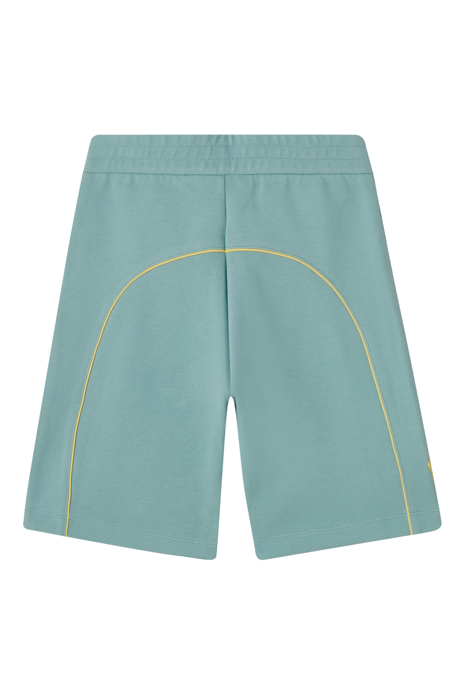 Kids Logo & Piping Double-Jersey Piqué Bermuda Shorts