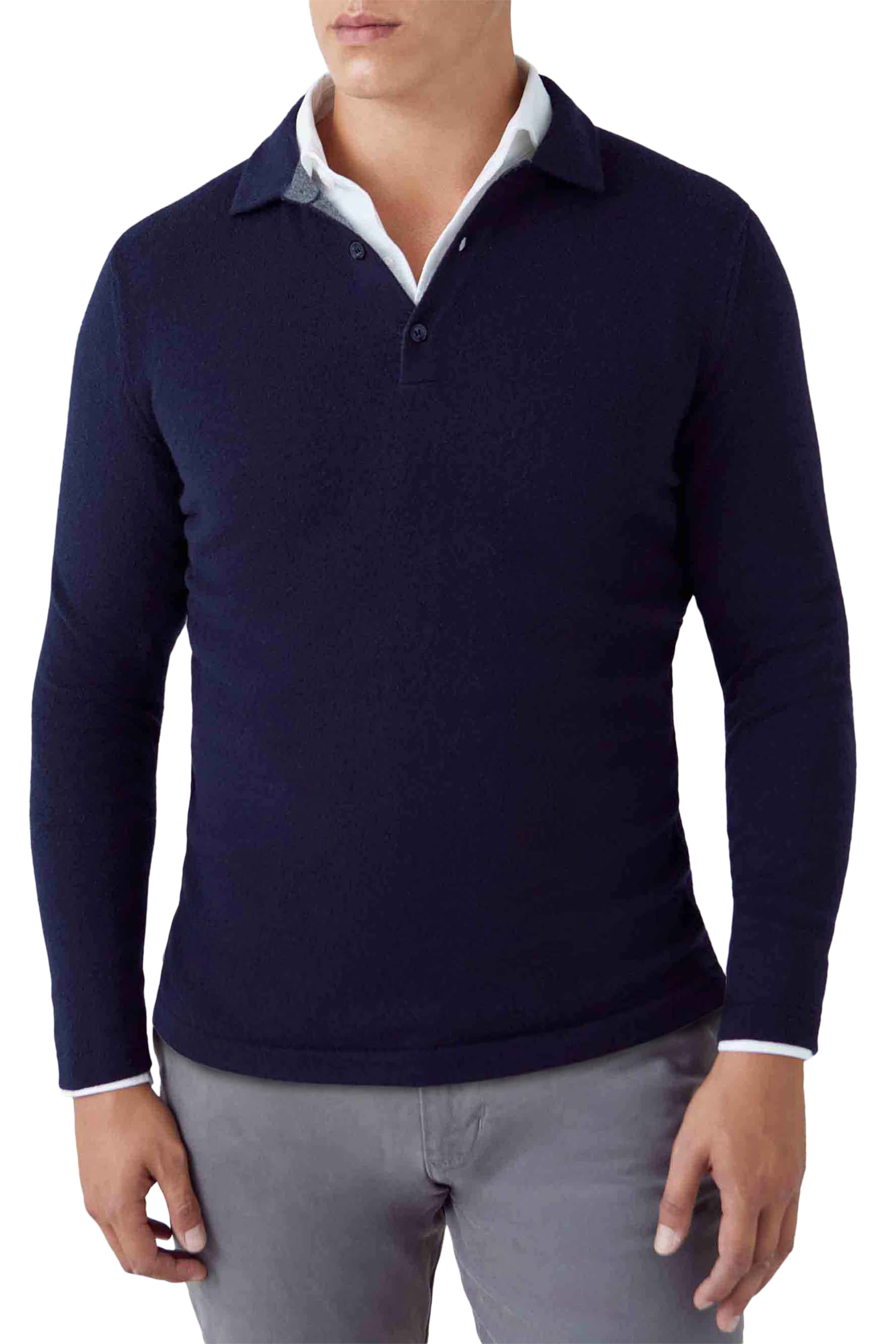  Cashmere Polo Sweater 