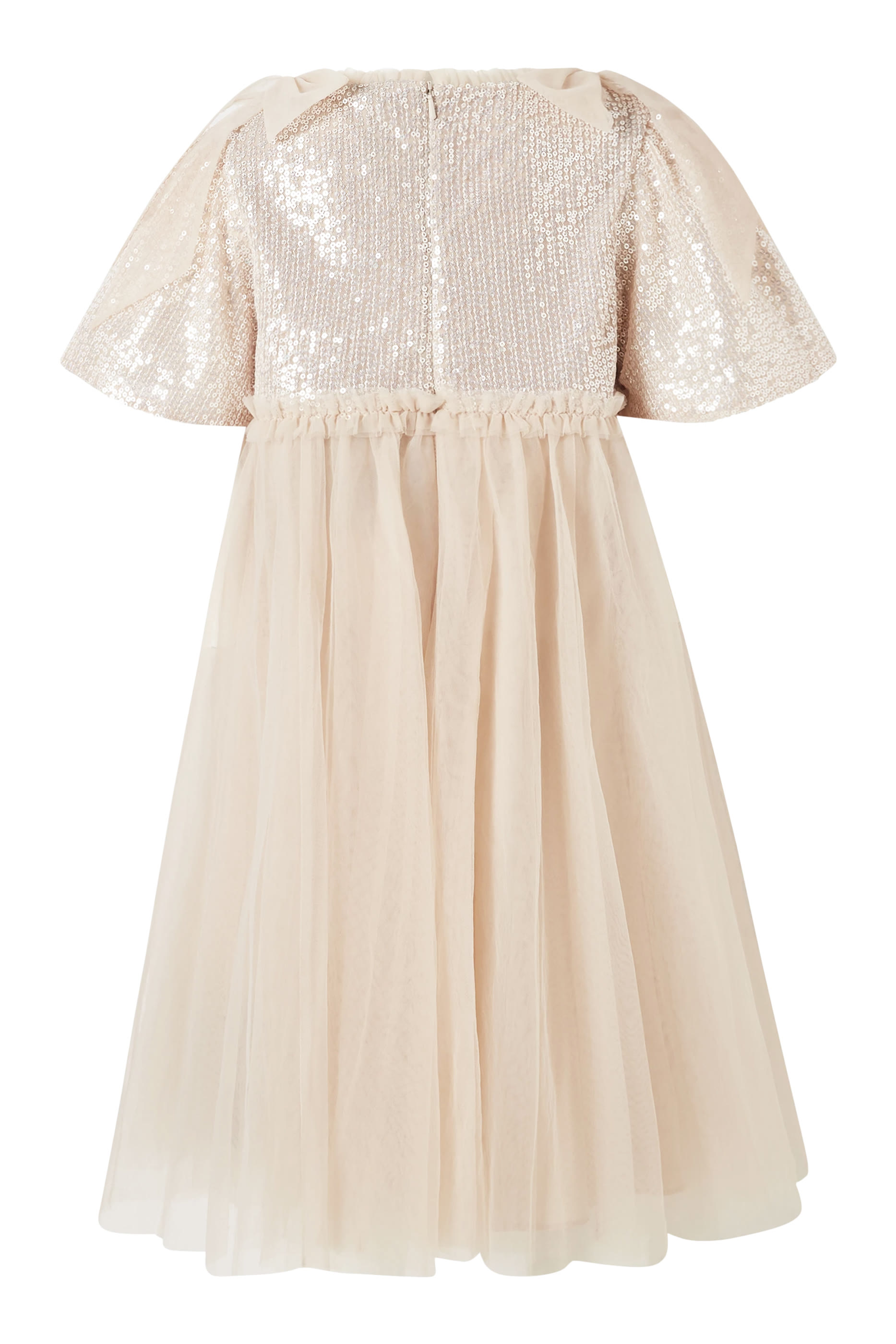 Kids Paloma Sequin Bow Dress