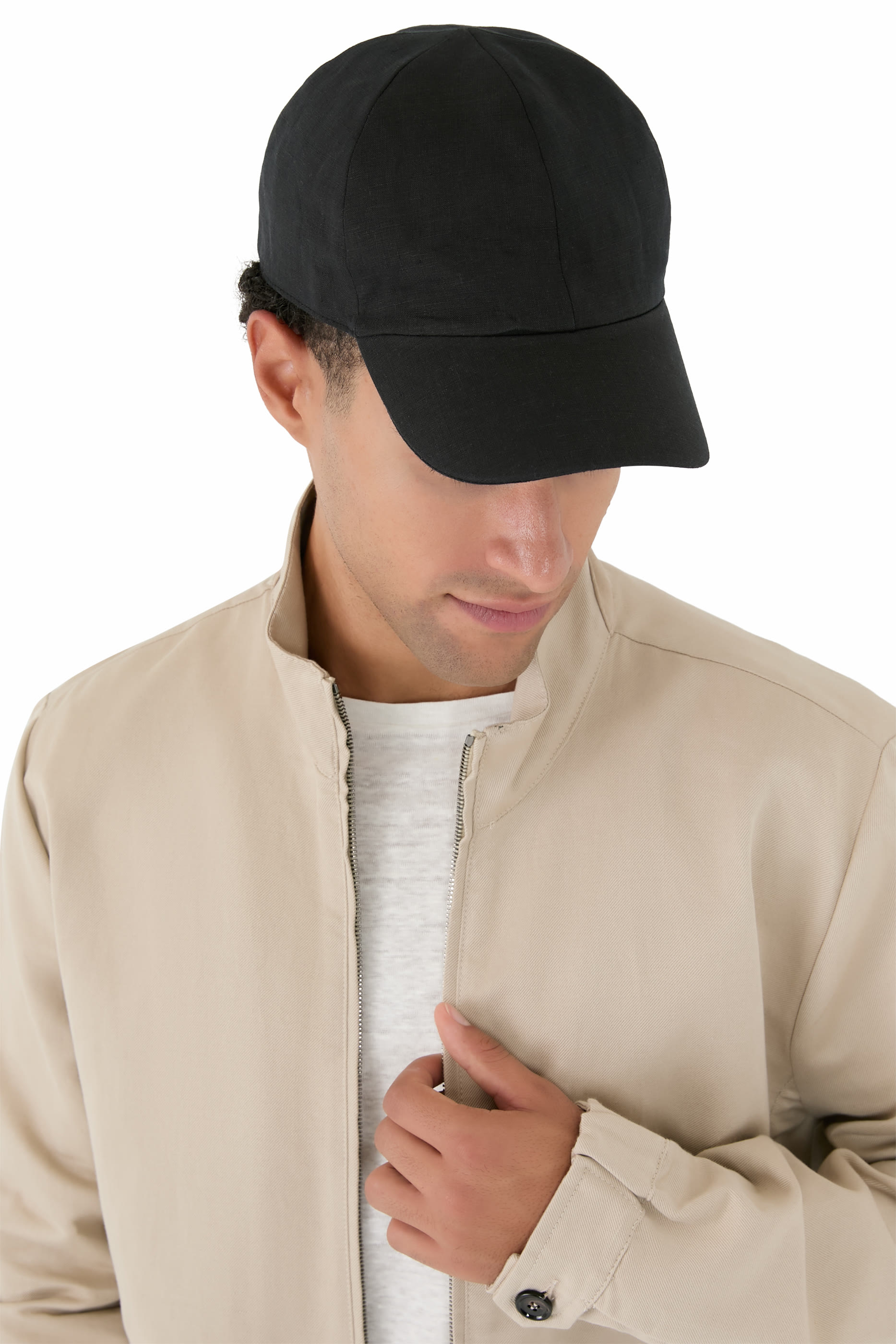 Linen Baseball Cap 