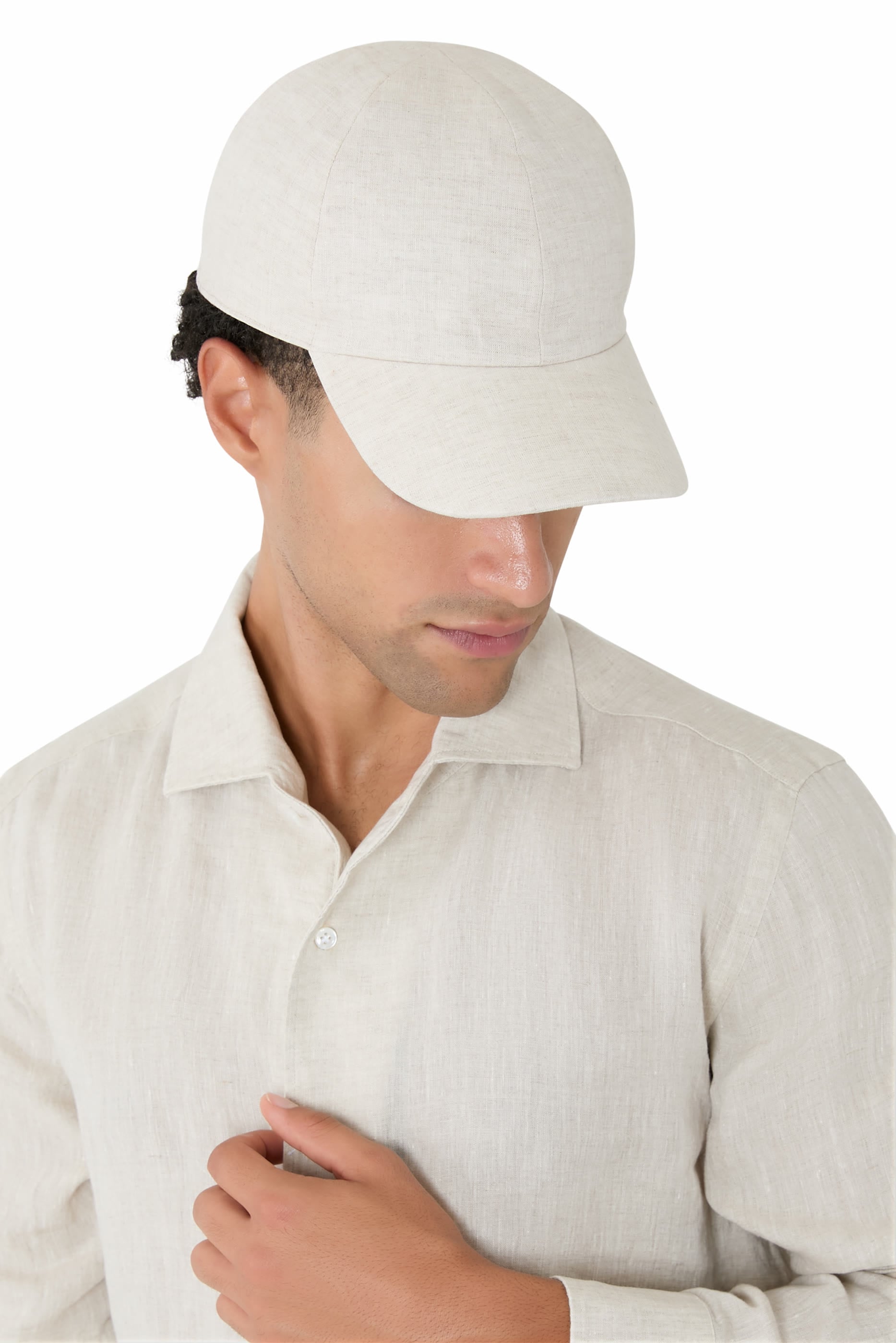 Linen Baseball Cap 