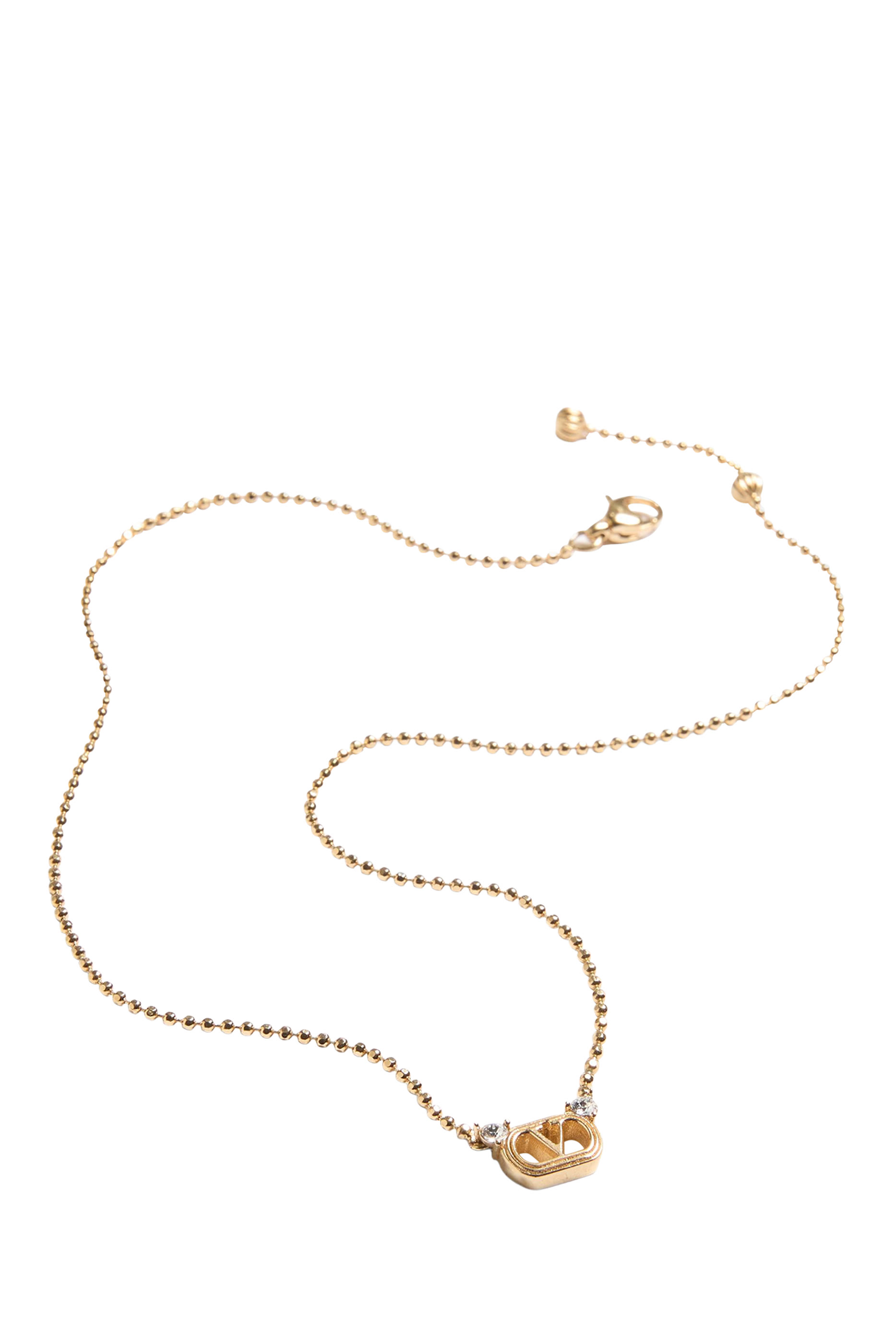 Ovalette Crystal Embellished Necklace