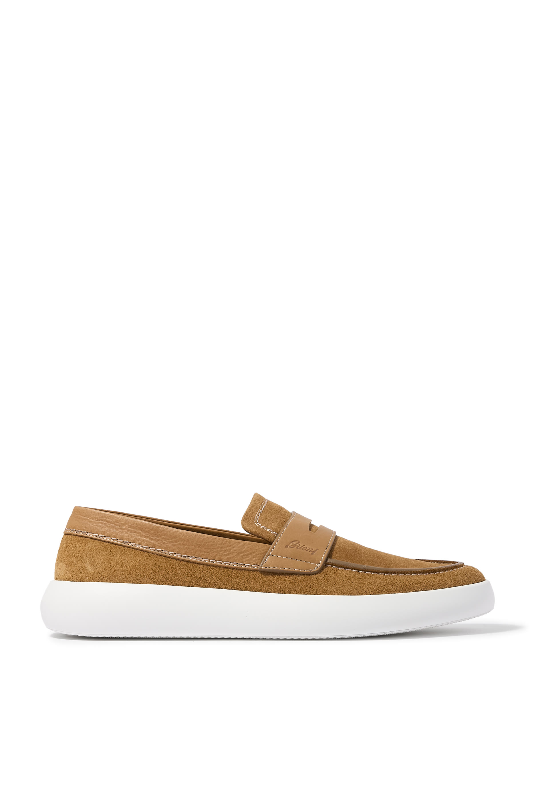 Suede Boat Loafers