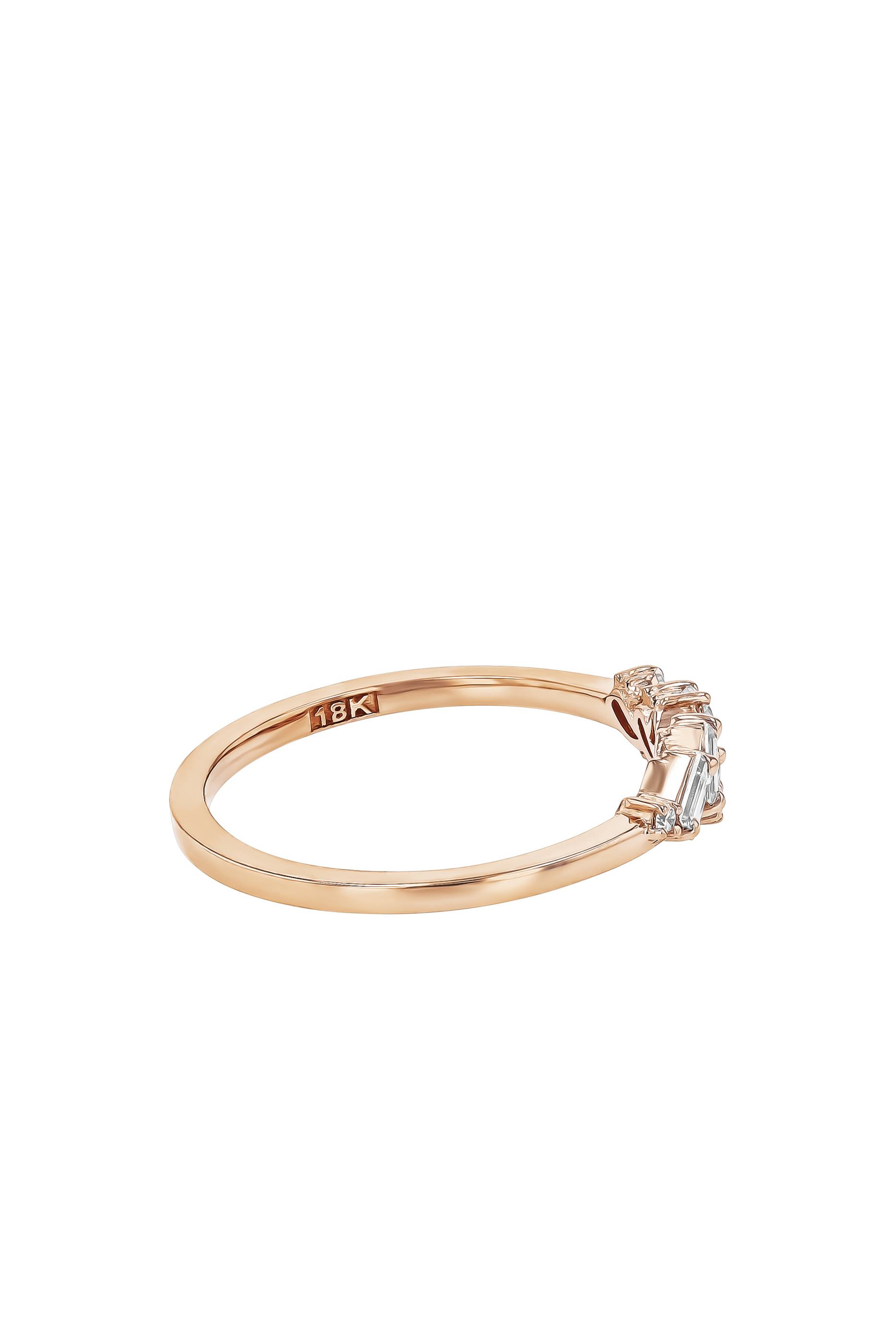 Fireworks Eternity Ring, 18k Rose Gold & Diamonds