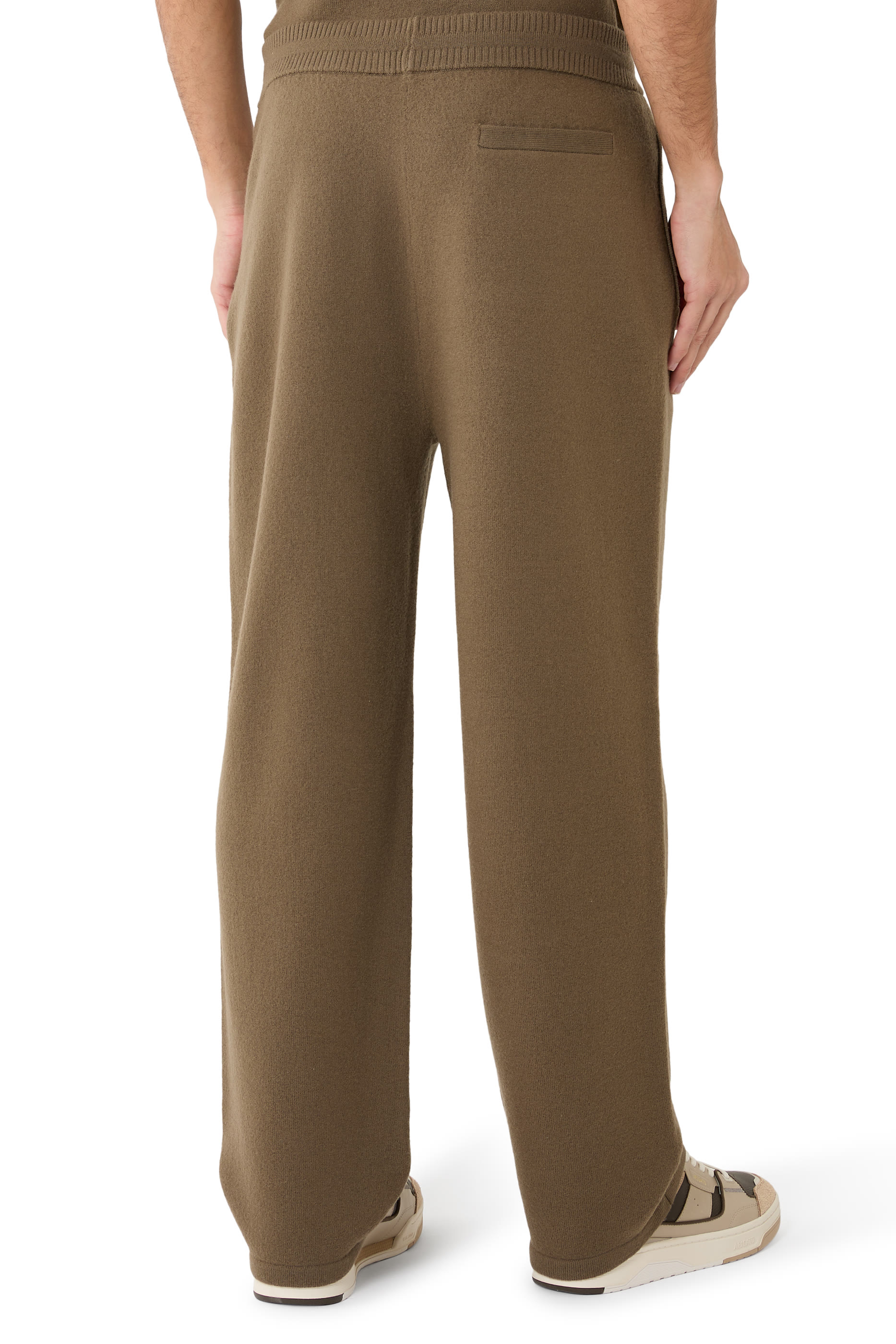 Boiled Wool Joggers 