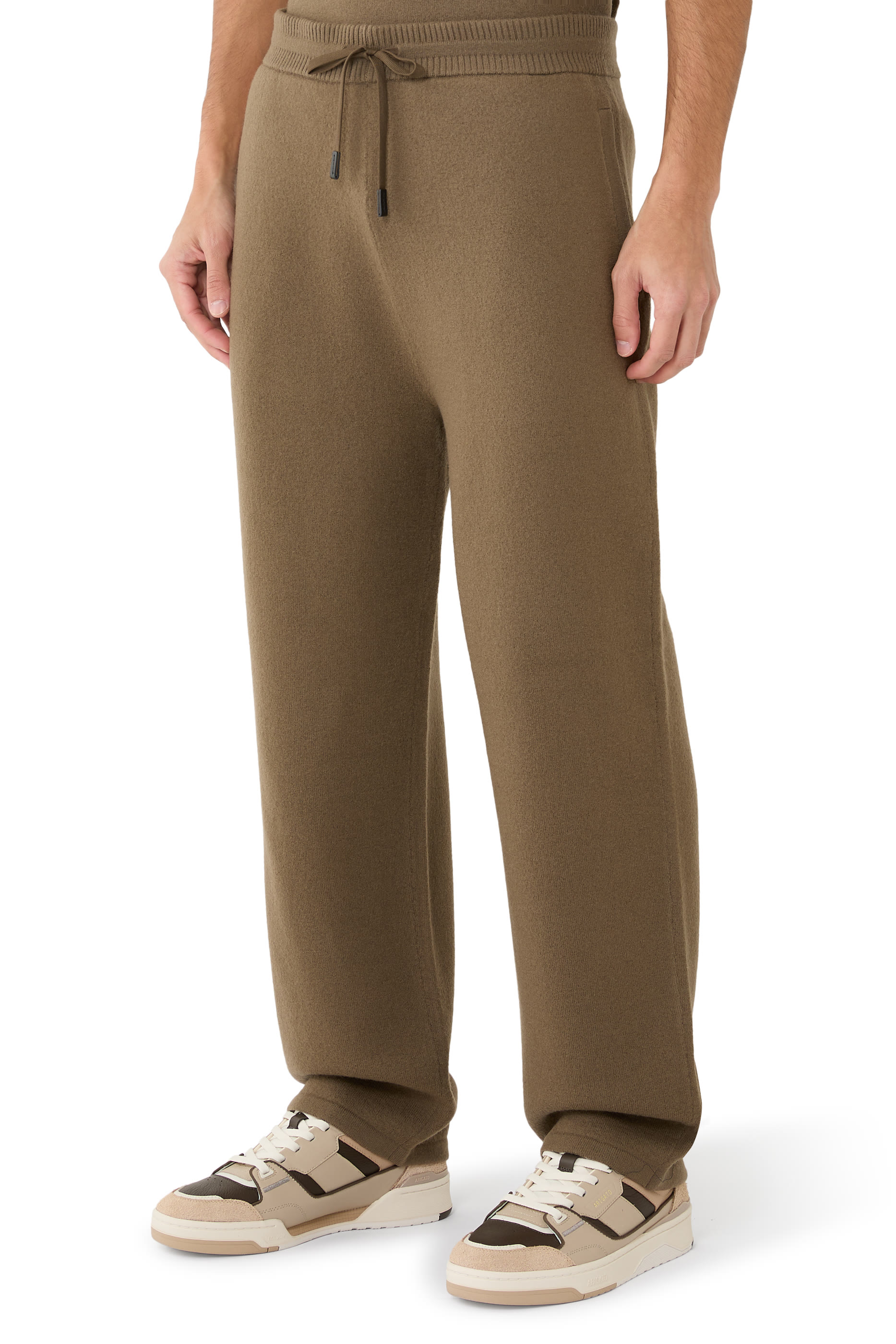 Boiled Wool Joggers 