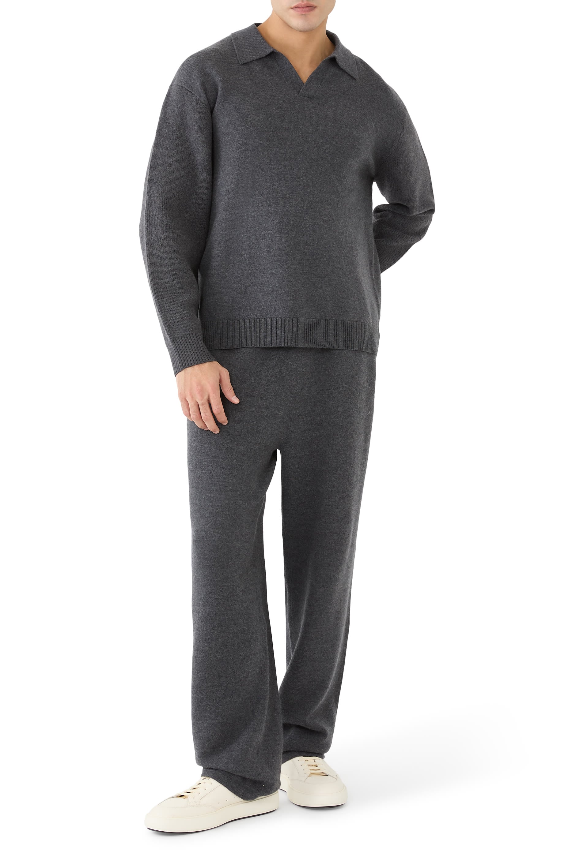 Boiled Wool Joggers