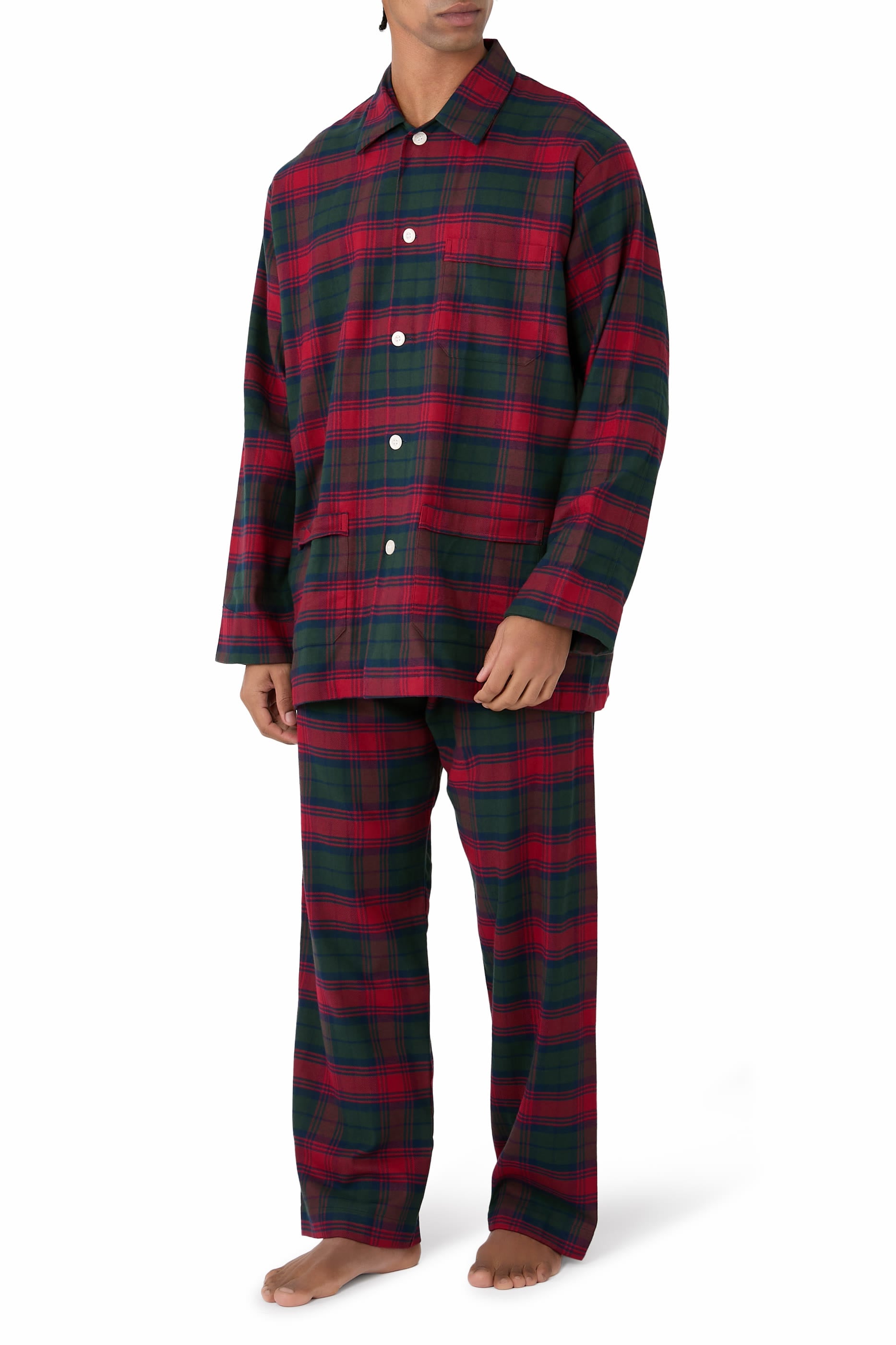 Kelburn Brushed Cotton Classic-Fit Pajamas