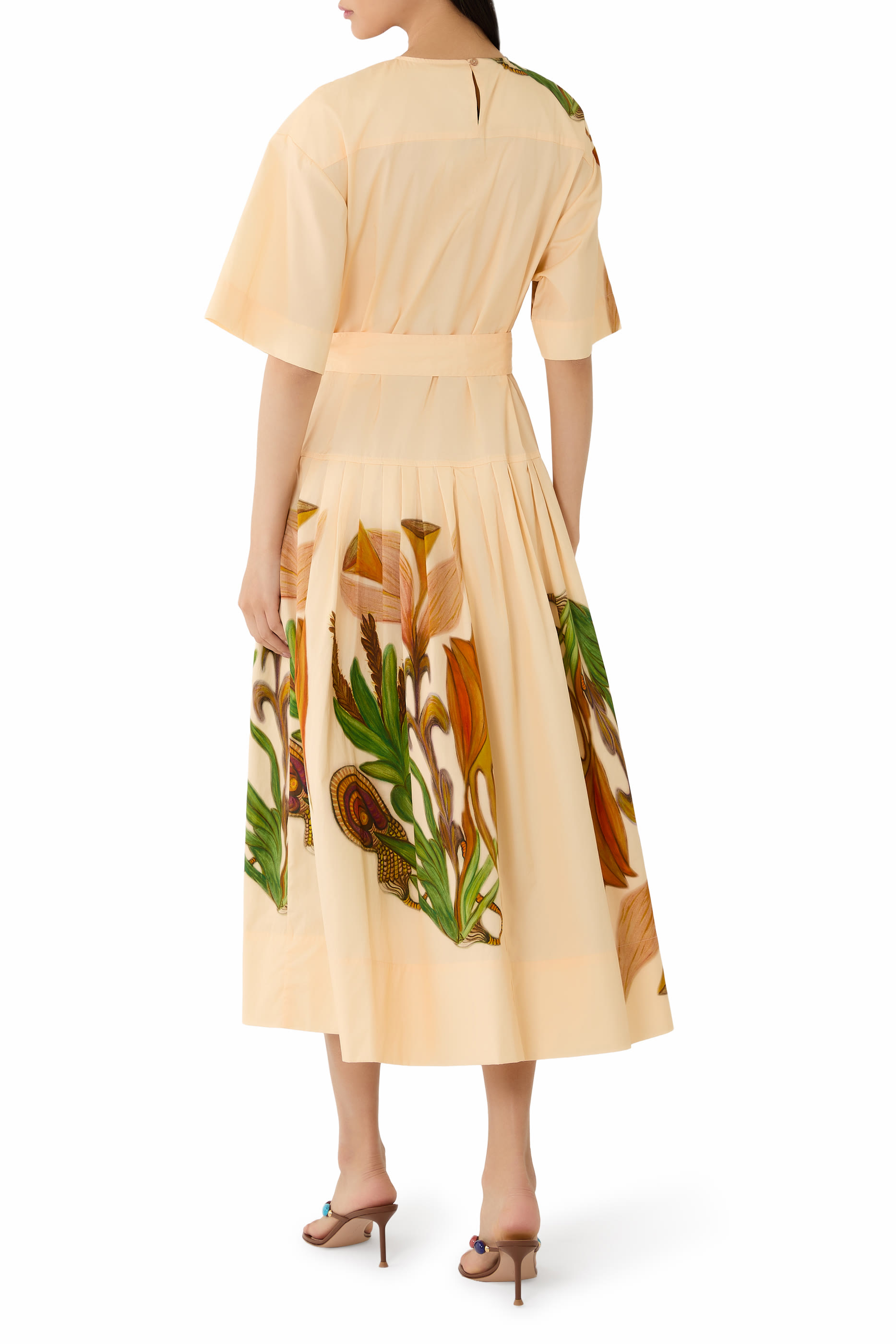 Aniline Drop Waist Cotton Dress