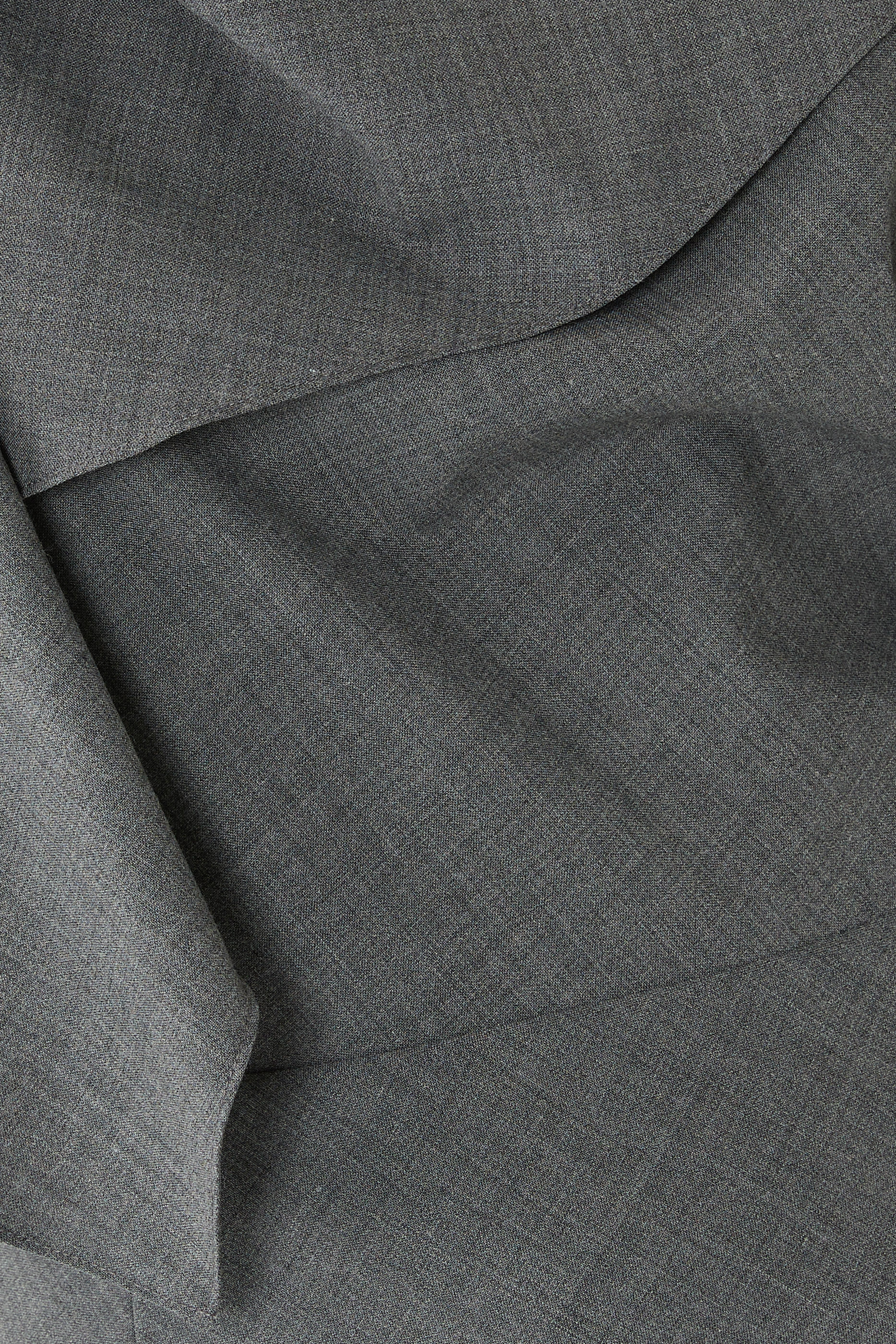 Folded Wool Dress 