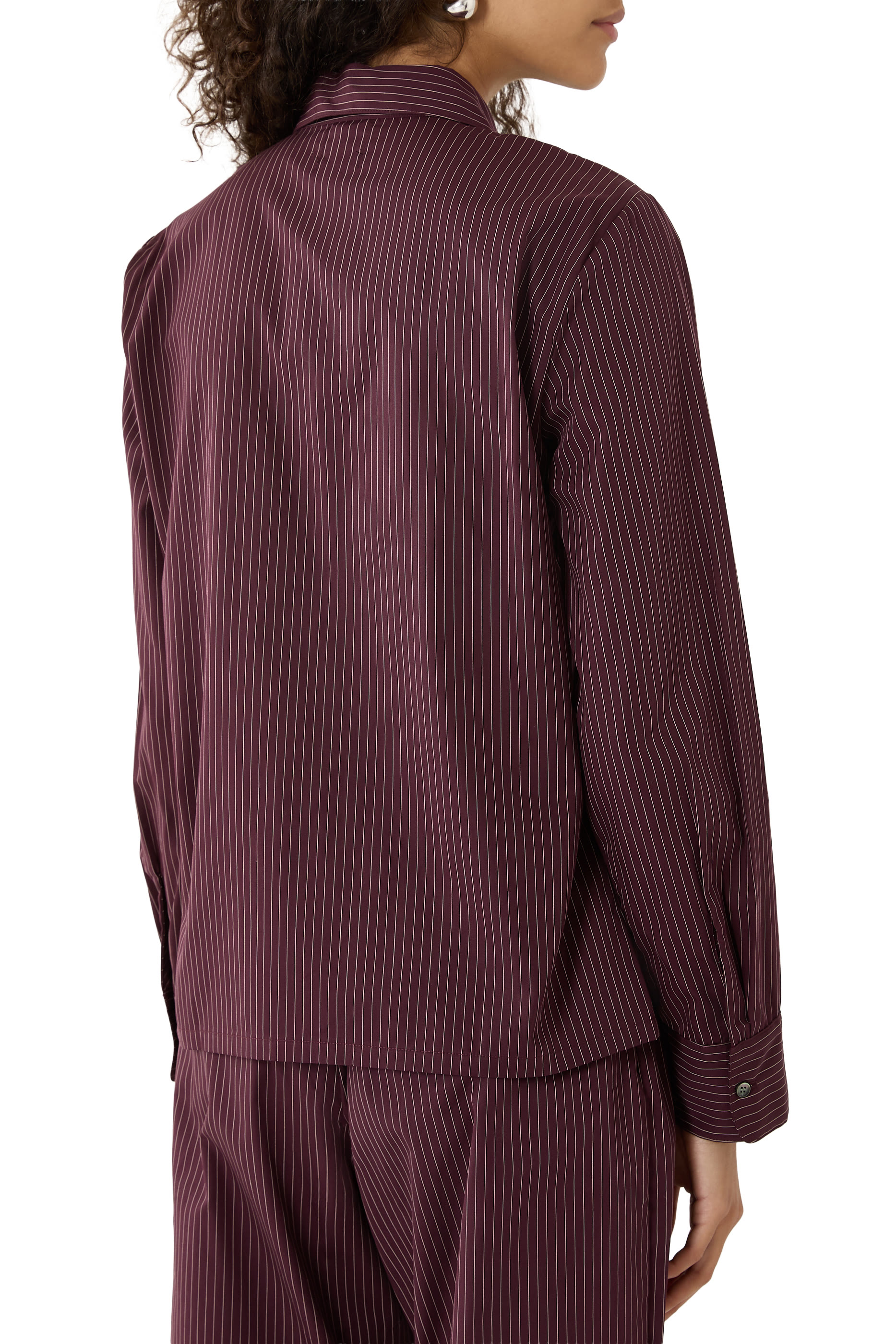 Yoshi Stripe Slim Fit Button Down Shirt