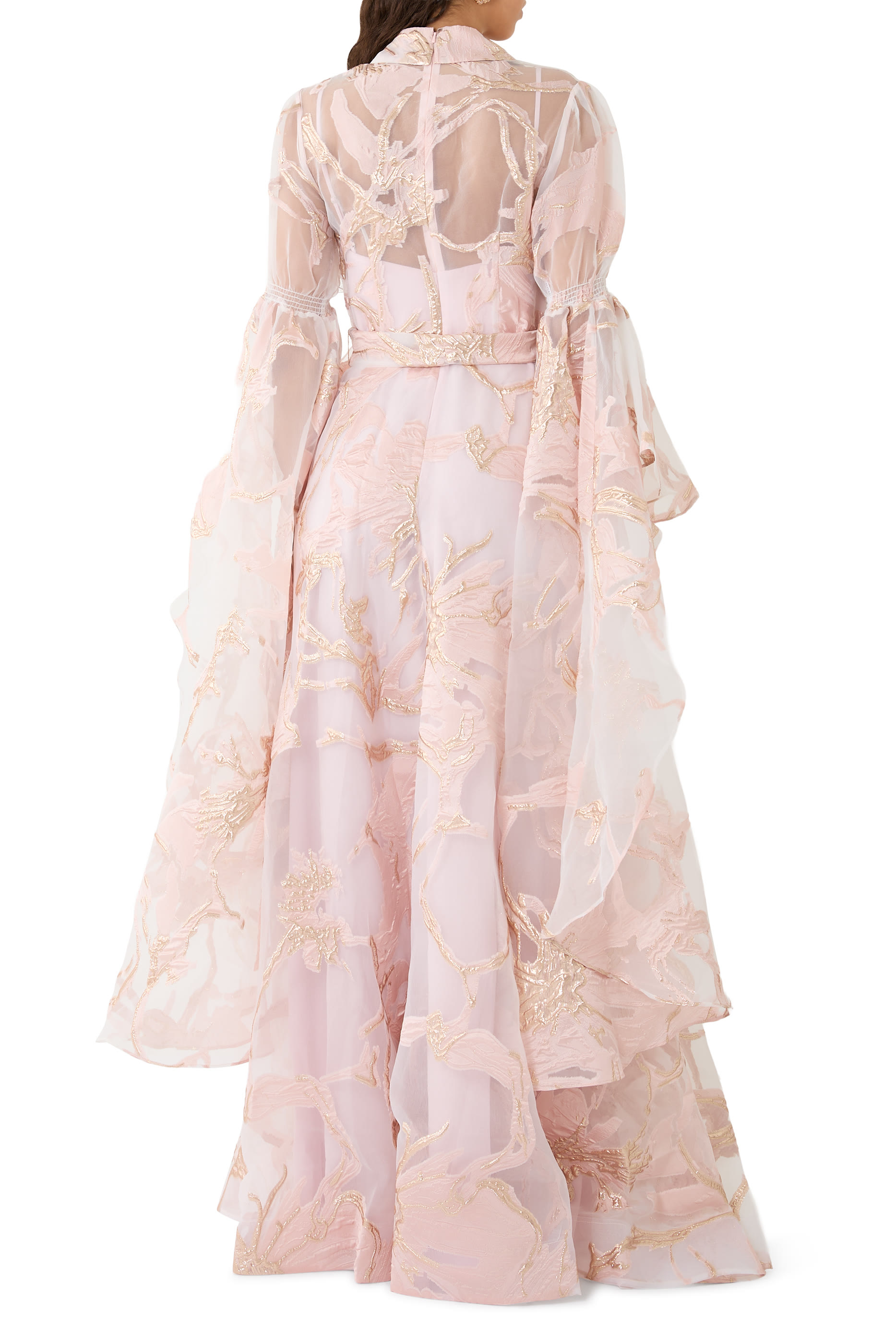 Sheer Organza Gown 