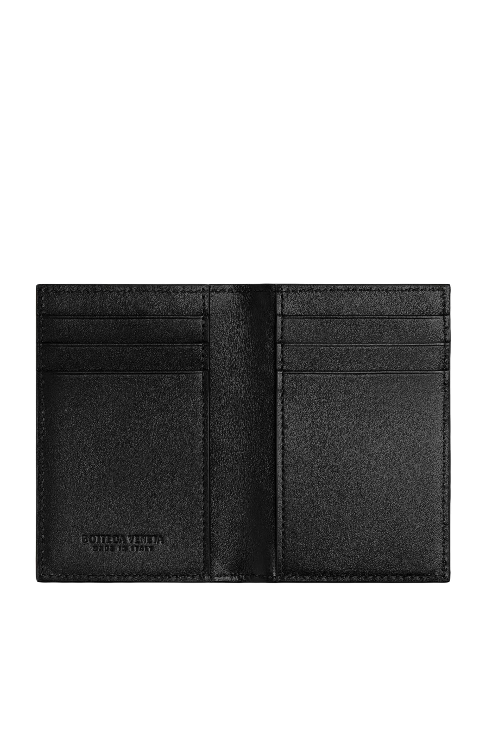 Intrecciato Flap Card Case