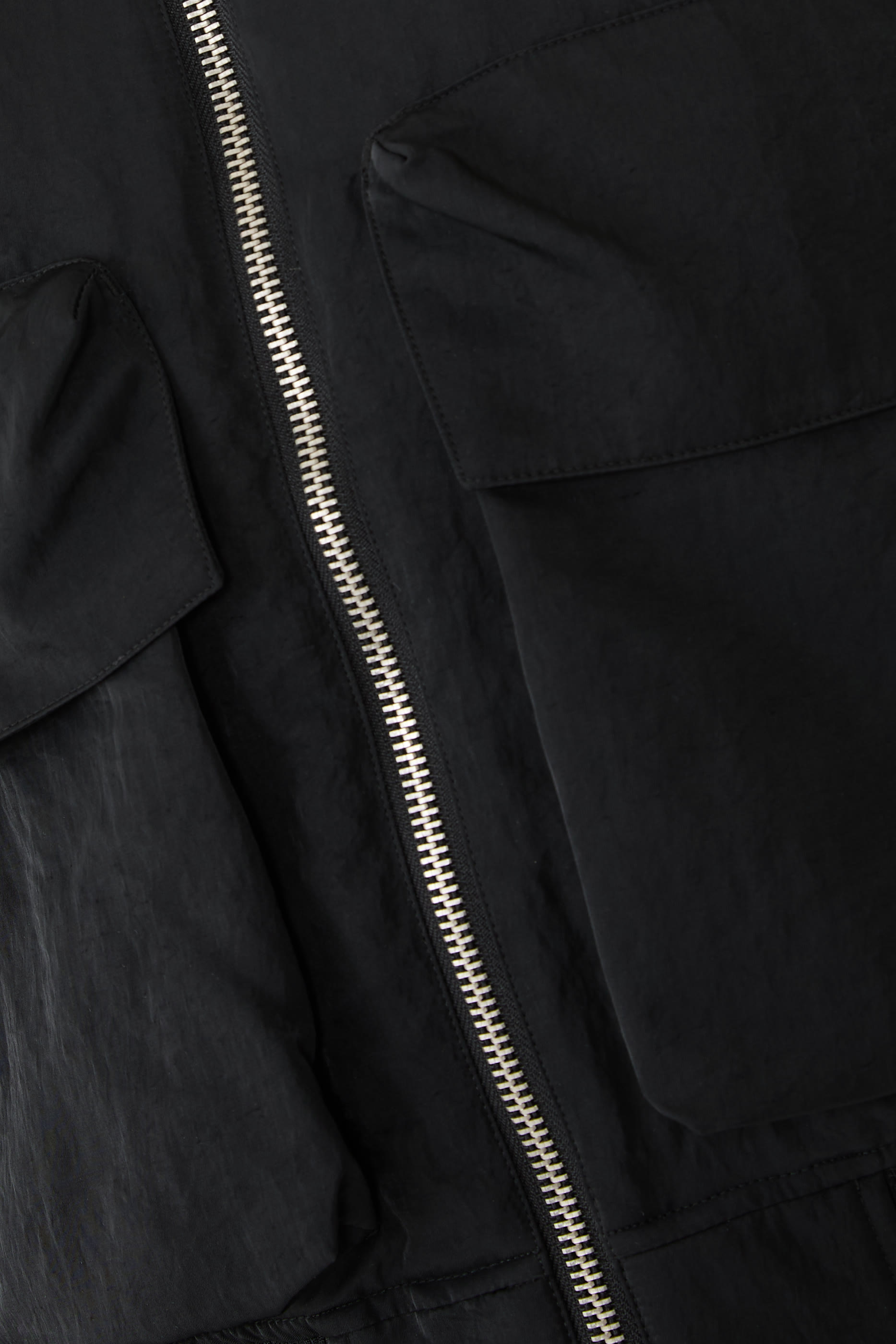 Silky Nylon Bomber