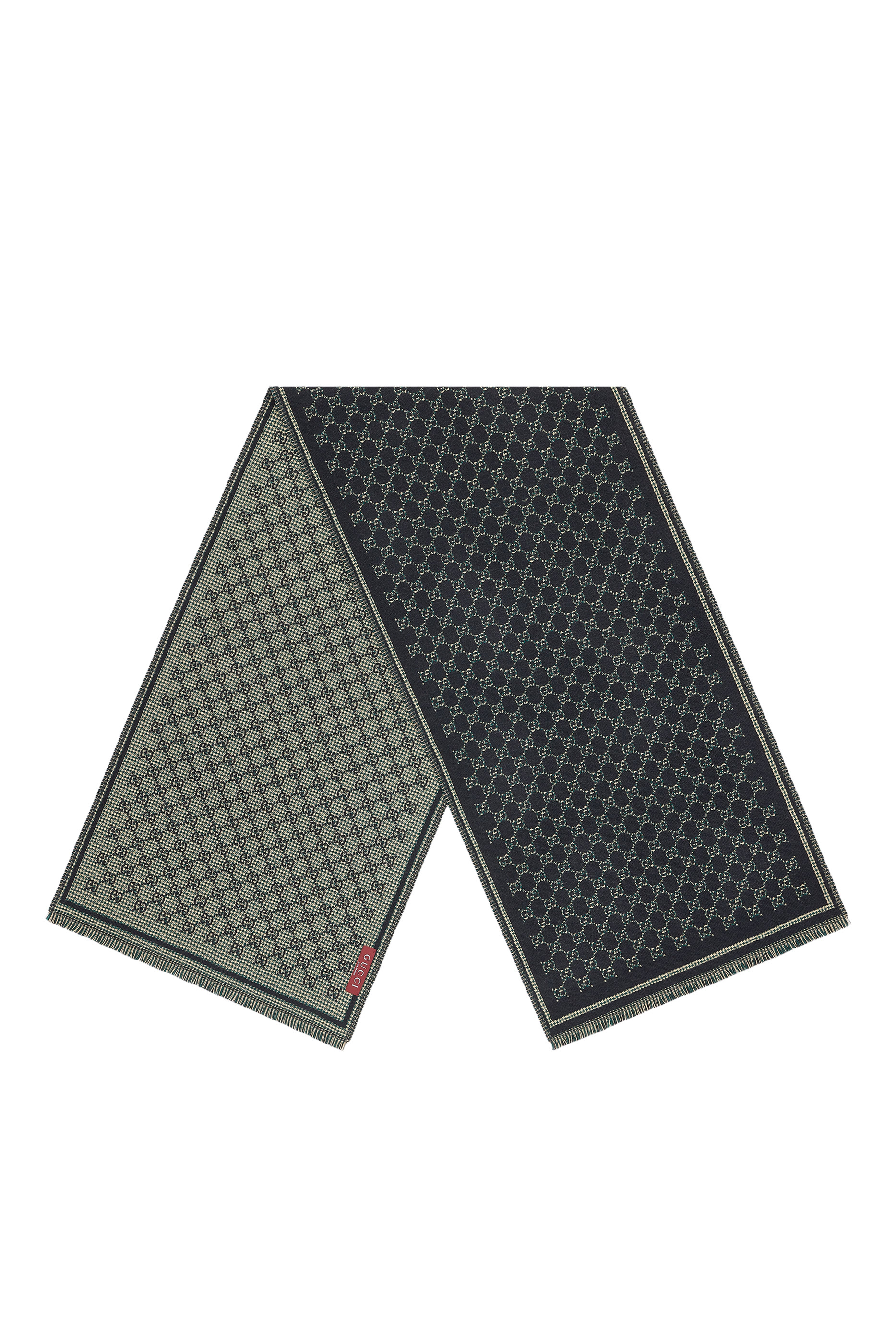 GG Wool Jacquard Scarf