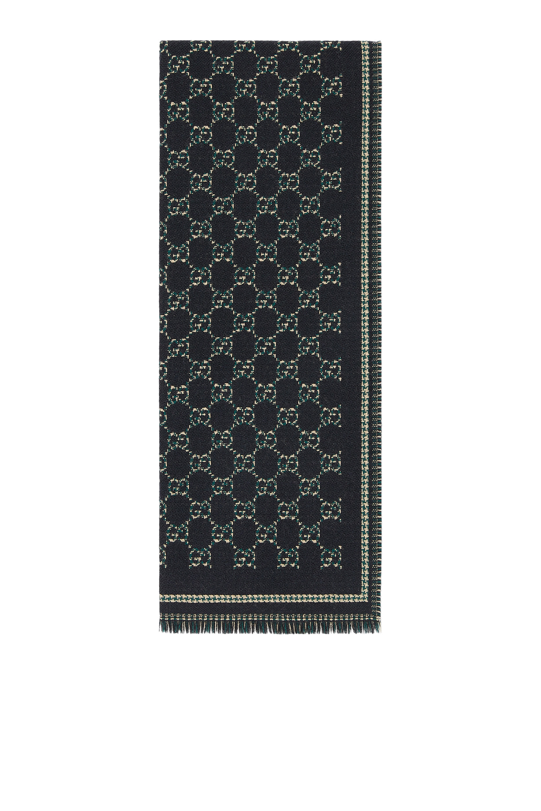 GG Wool Jacquard Scarf