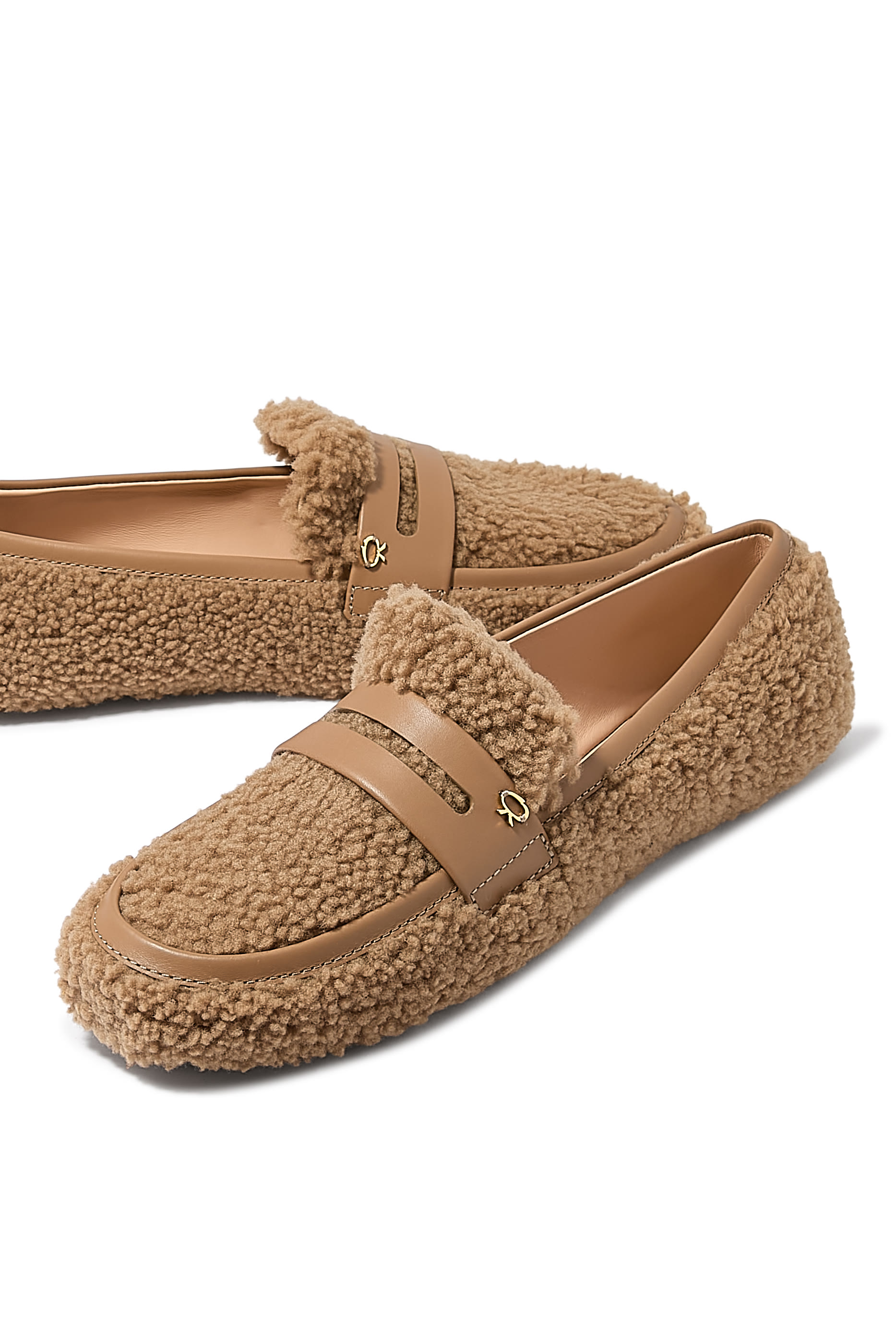 Bouclé Loafers 