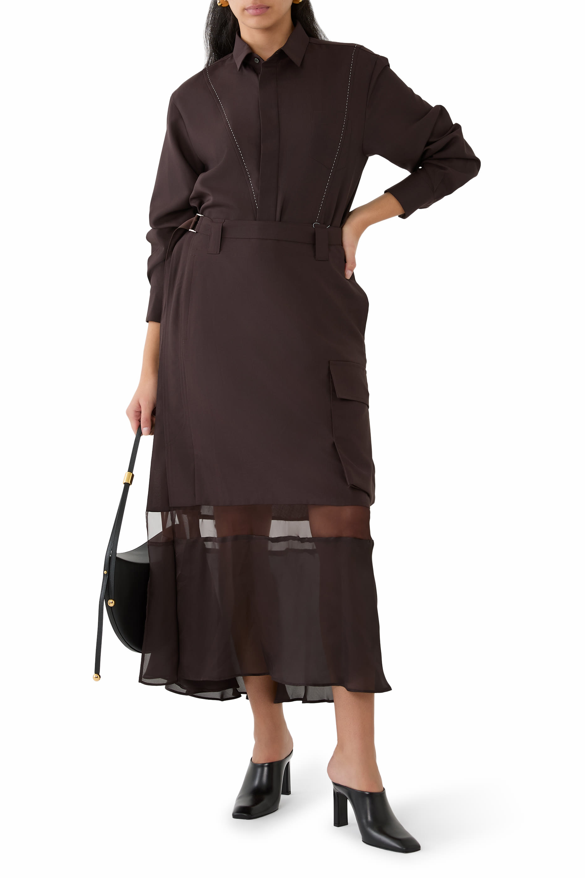 Suiting Mix Skirt