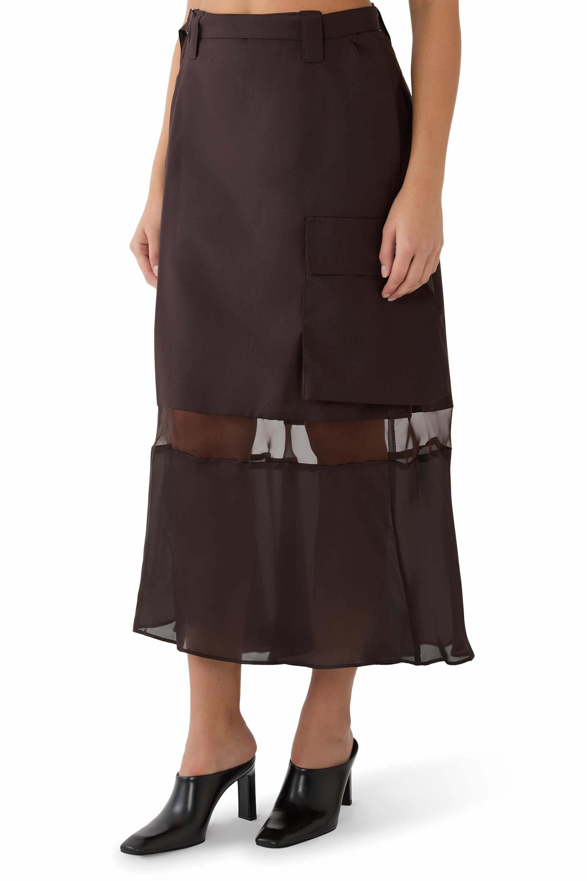 Suiting Mix Skirt