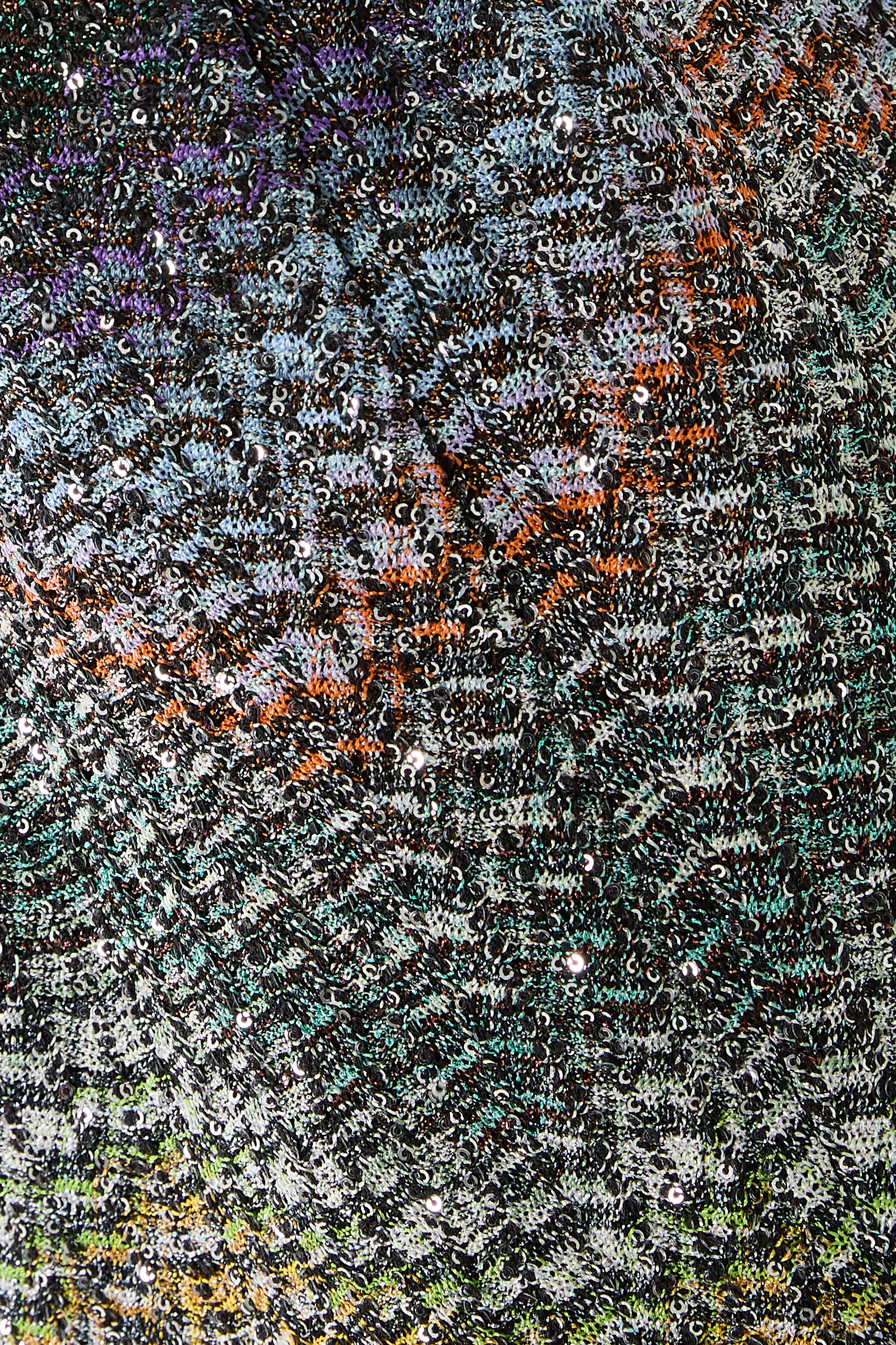 Mixed Viscose Lamé Shorts with Sequins