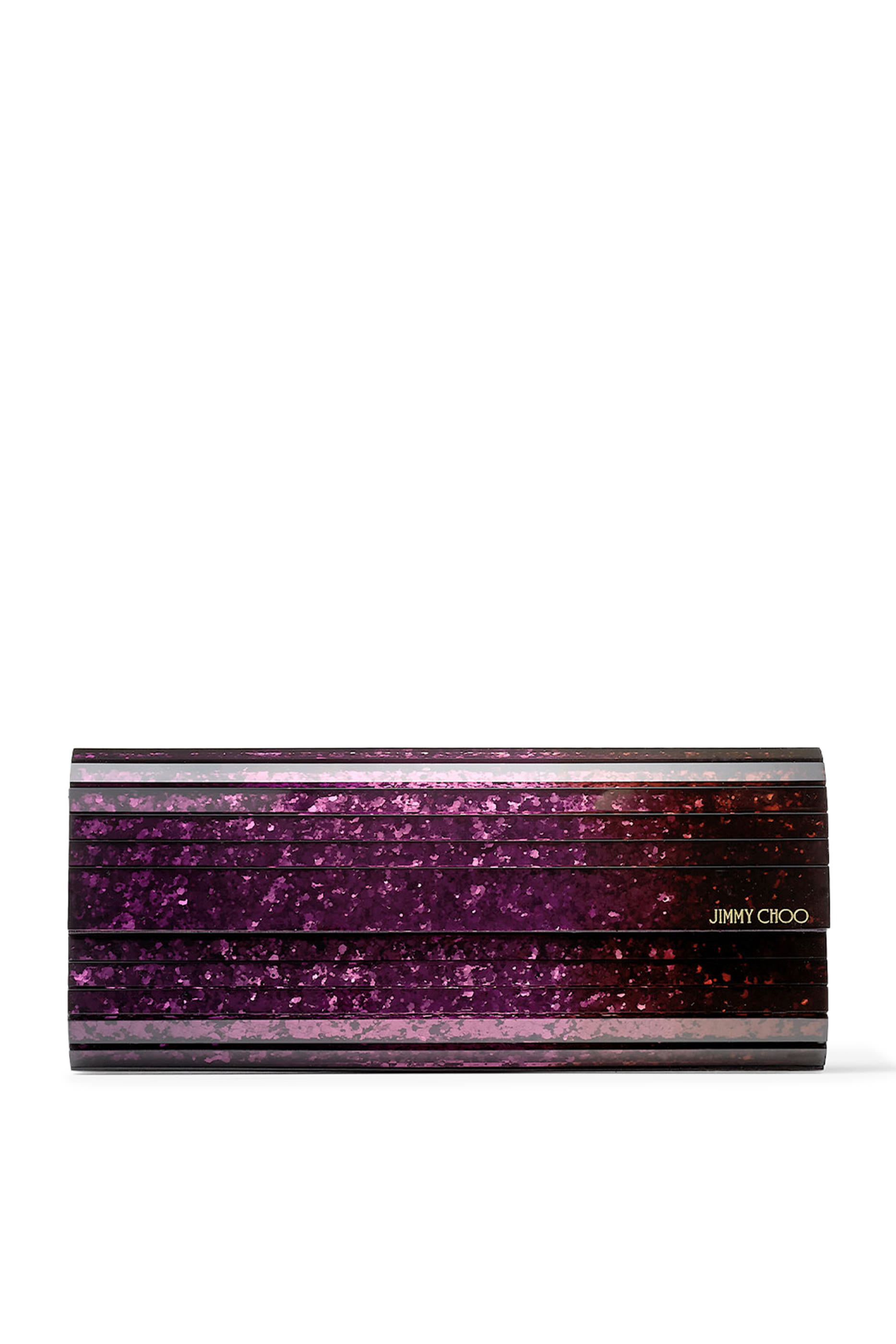 Sweetie Dégradé Glitter Plexi Clutch