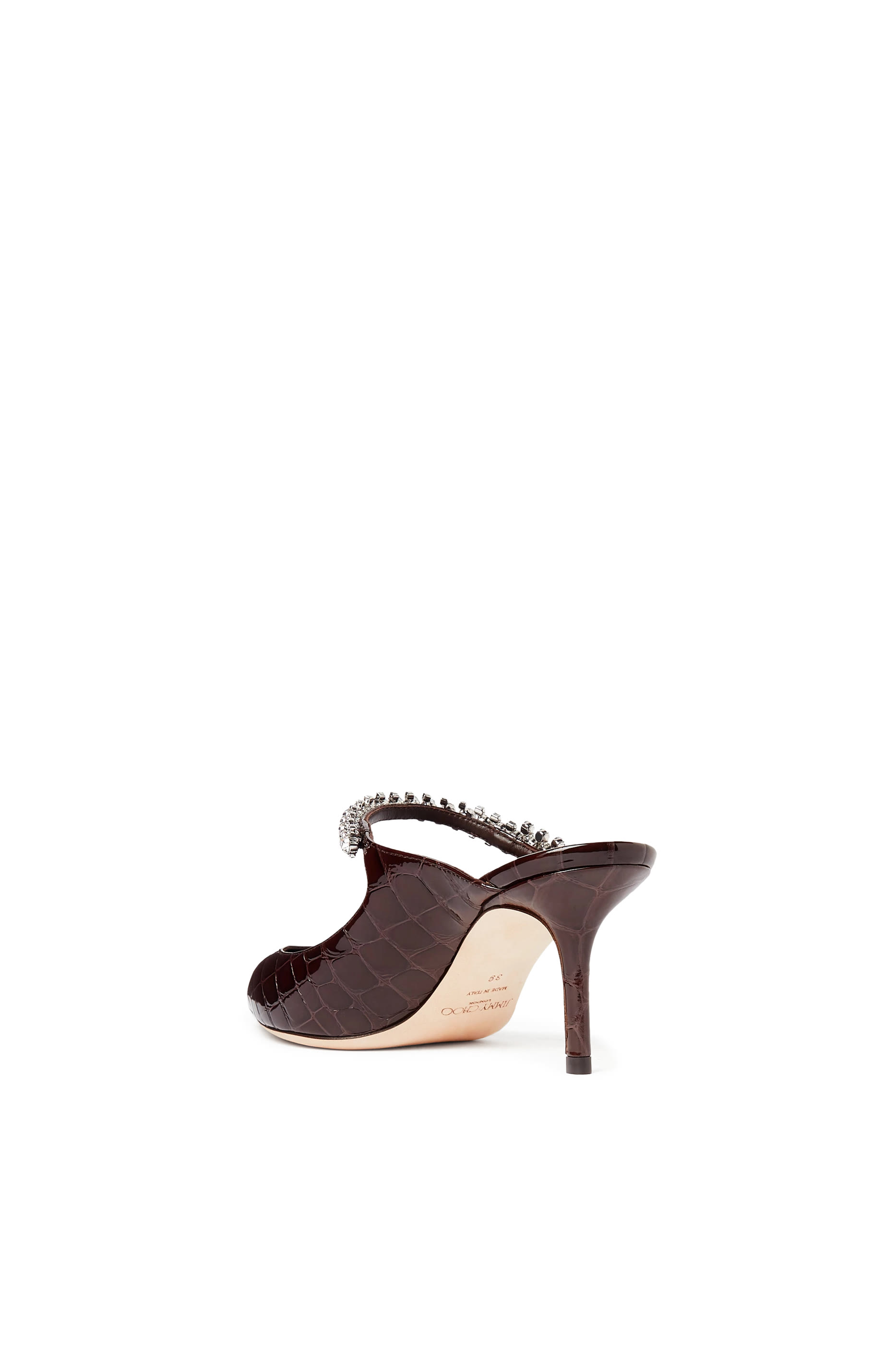 Bing 65 Croc-Printed Leather Mules