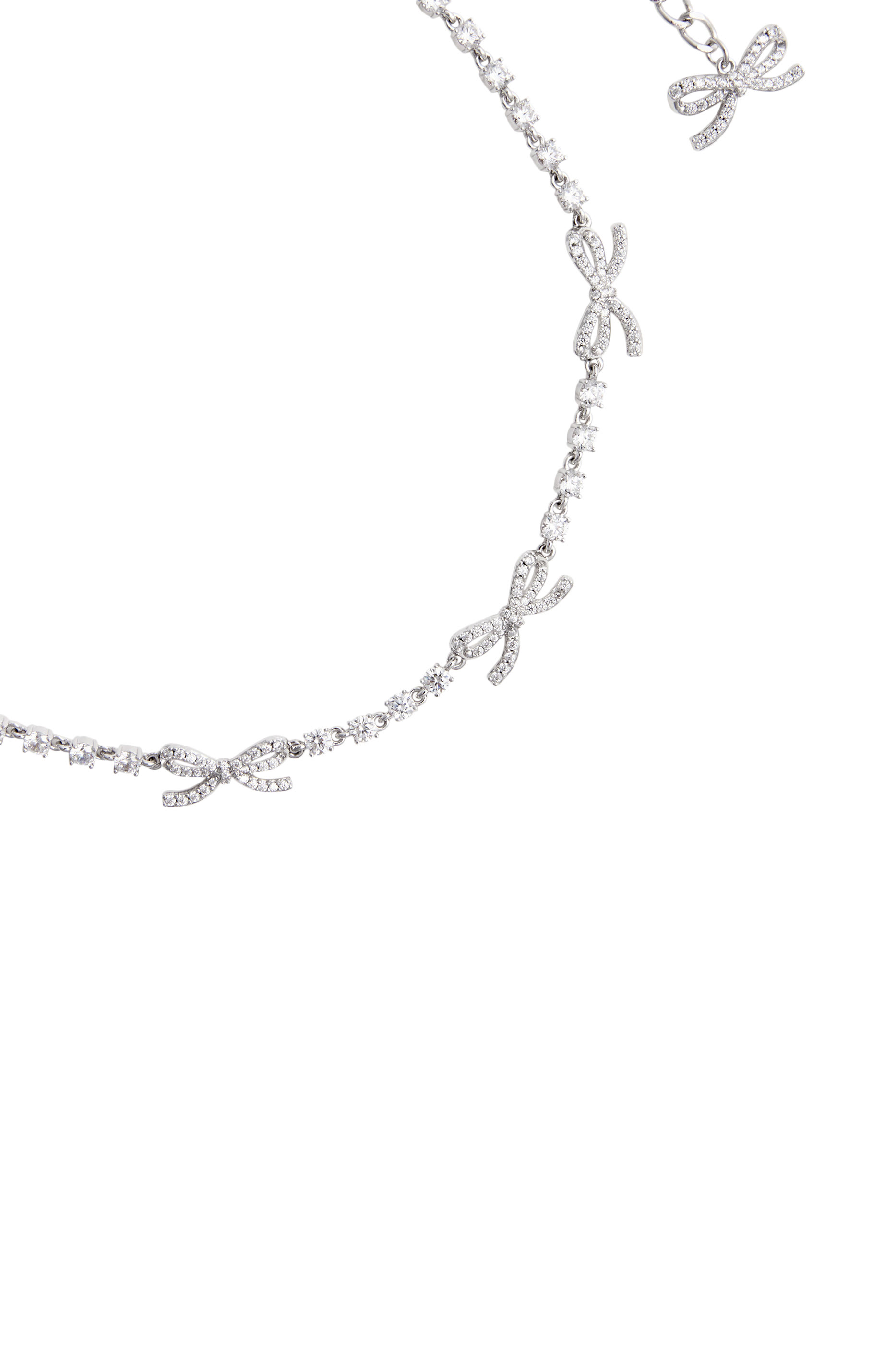 Crystal Bow Necklace