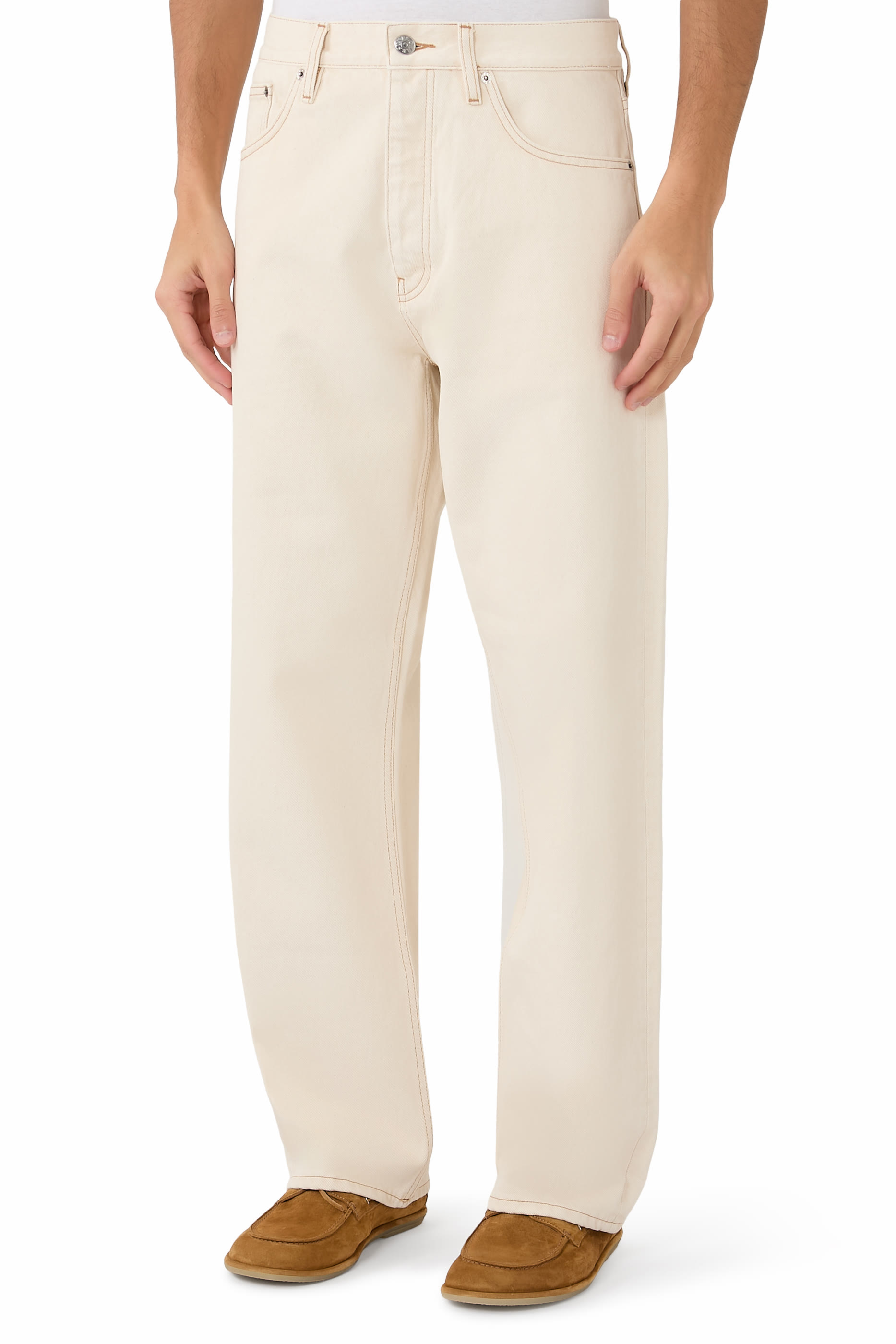 Loose Denim Pants 