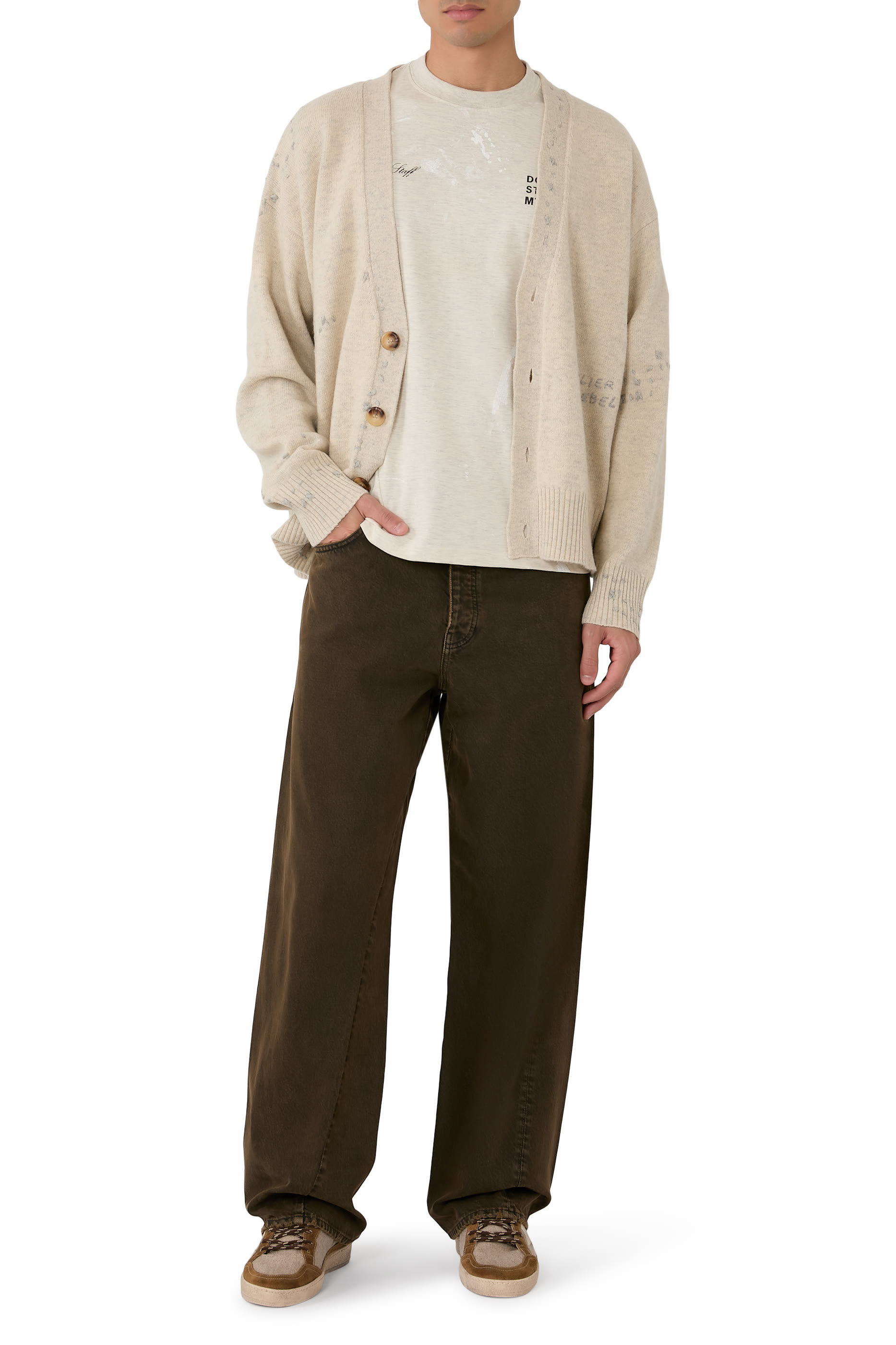 Wide Twist Jeans