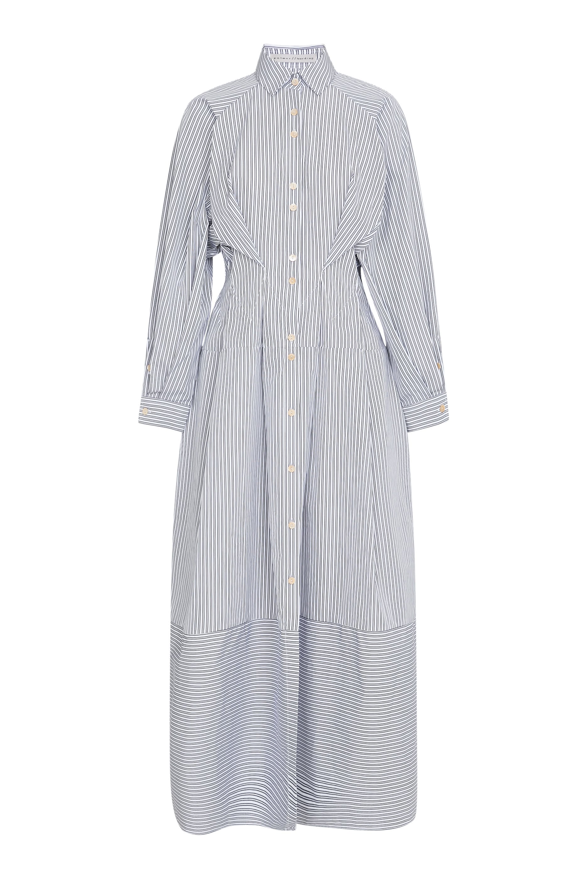 Vessel Striped Midi Dress