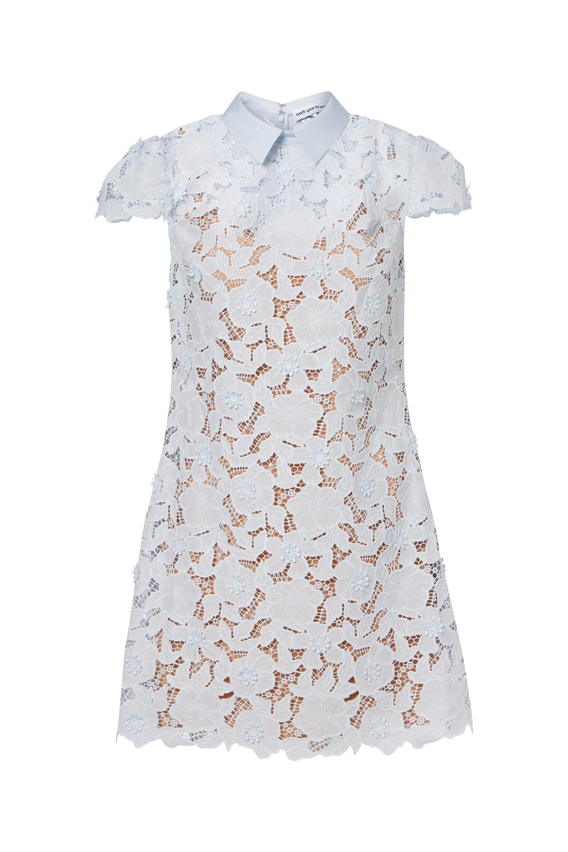 Guipure Lace Mini Dress