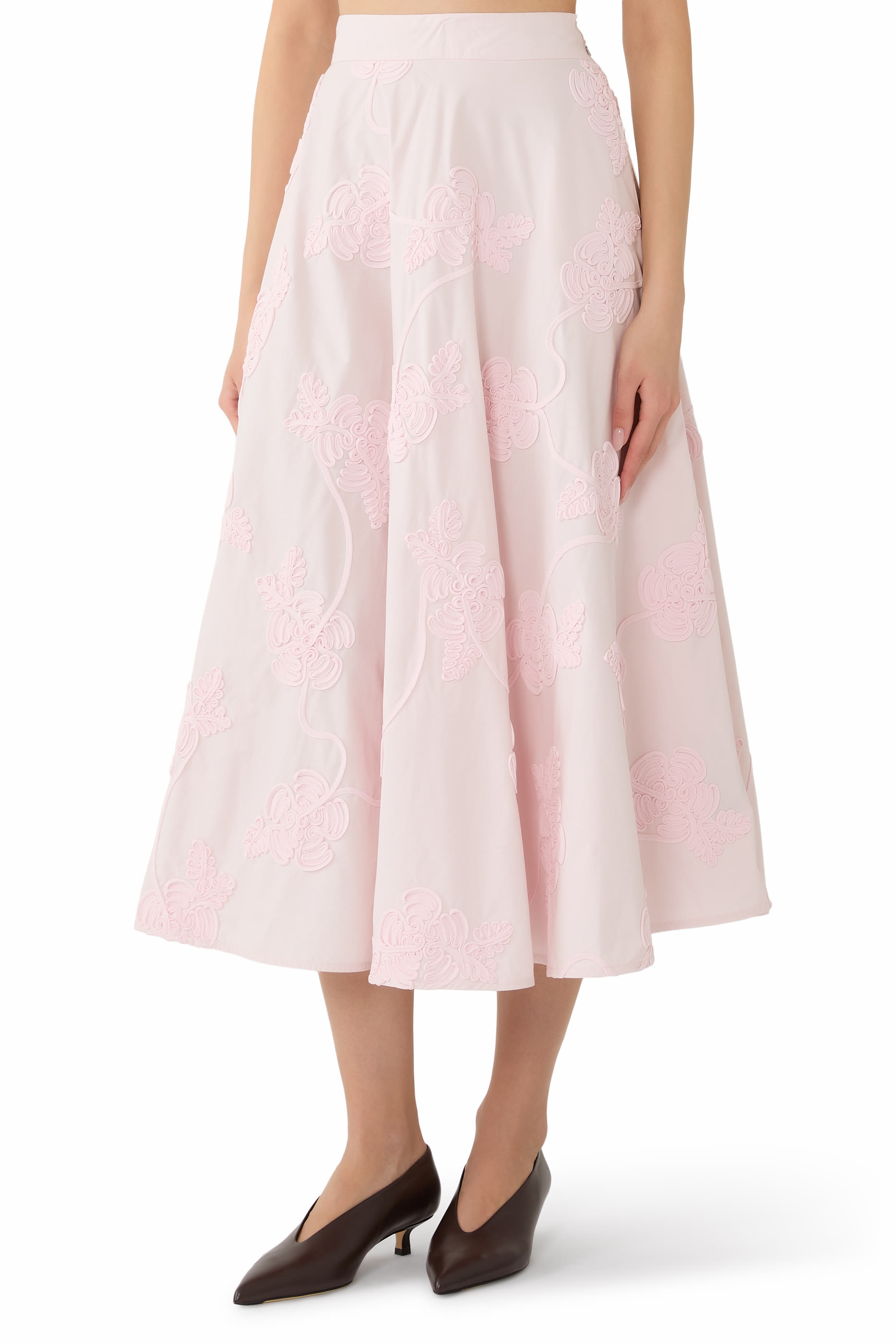 Flower Maxi Skirt