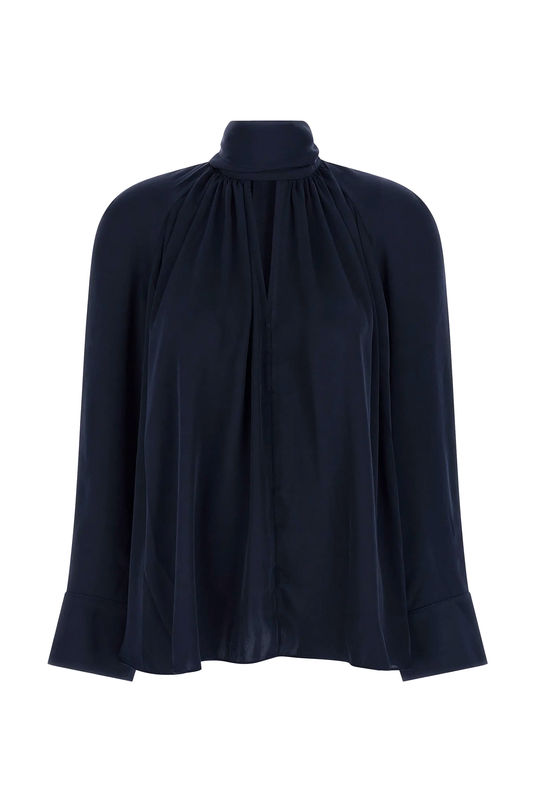  Satin Bow Shirt 