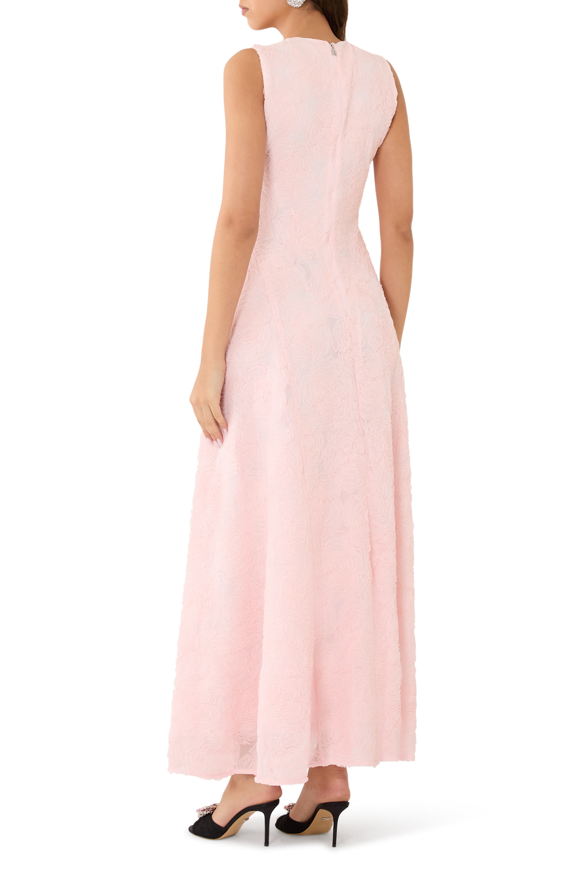 Long Mesh Dress