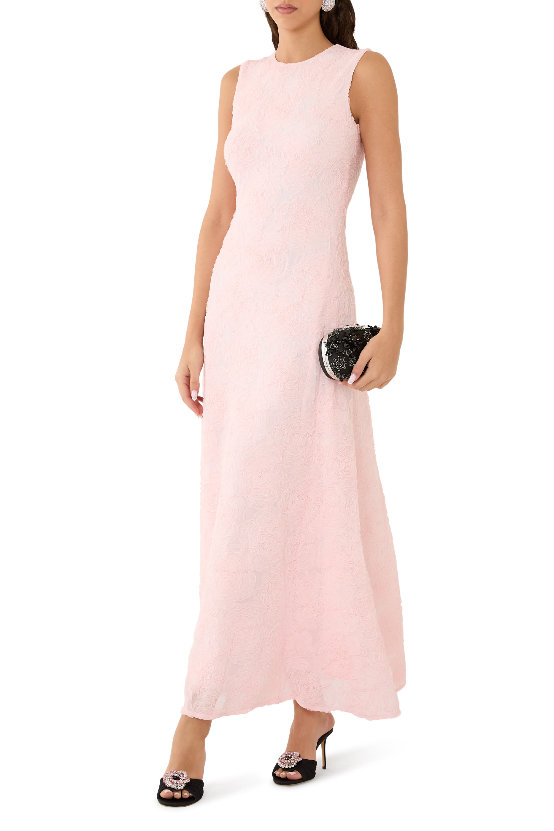 Long Mesh Dress