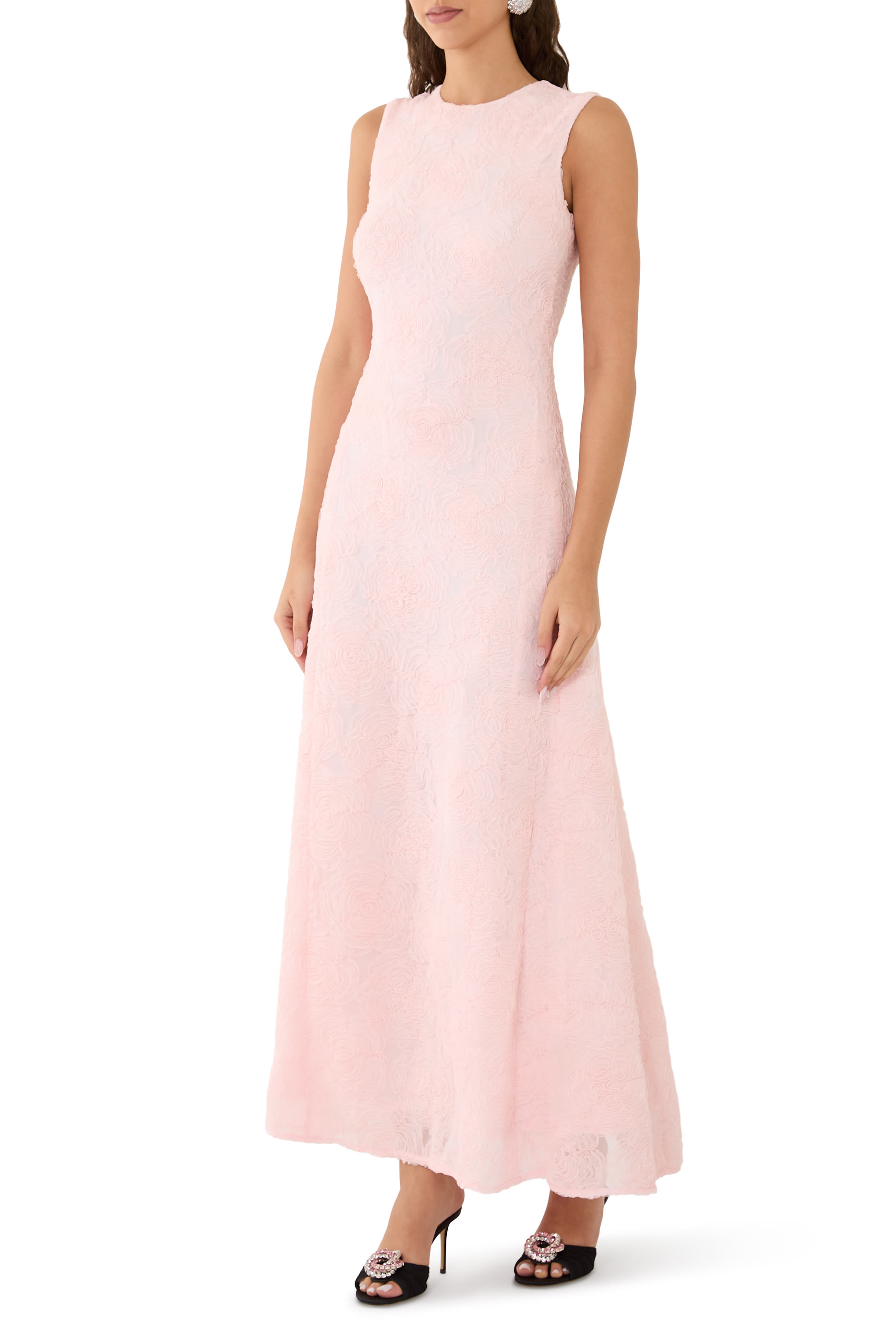 Long Mesh Dress