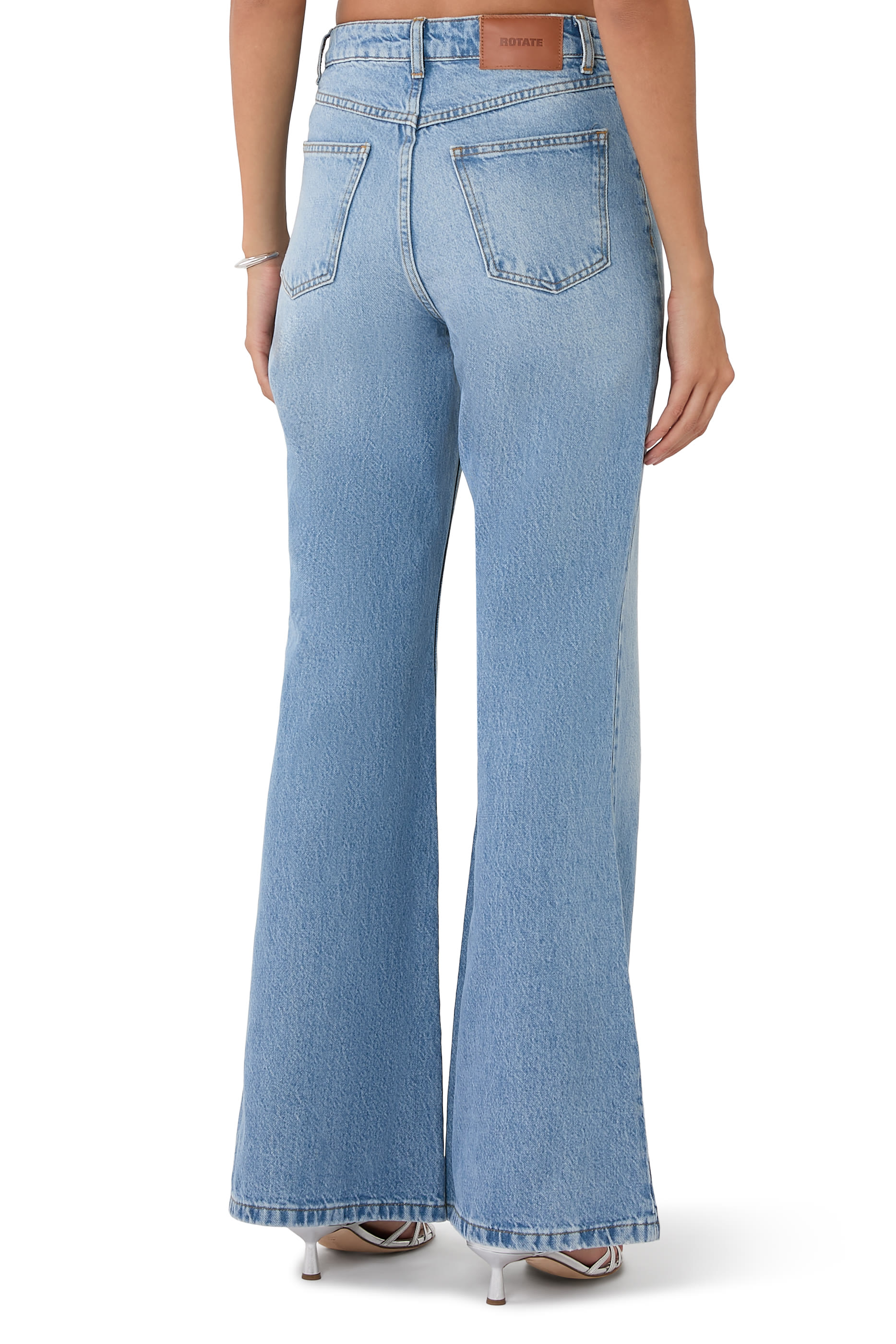 High-Waisted Flare Jeans
