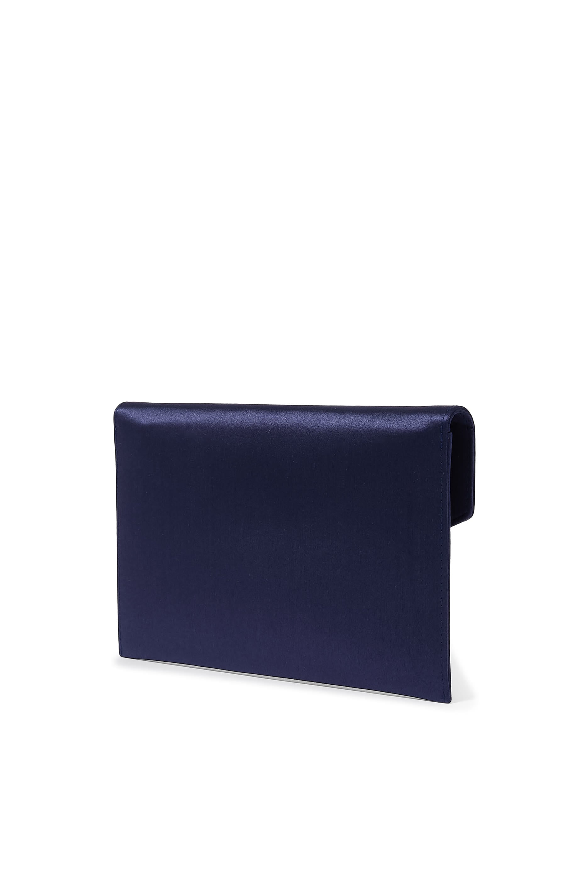 Satin Bow Envelope Clutch
