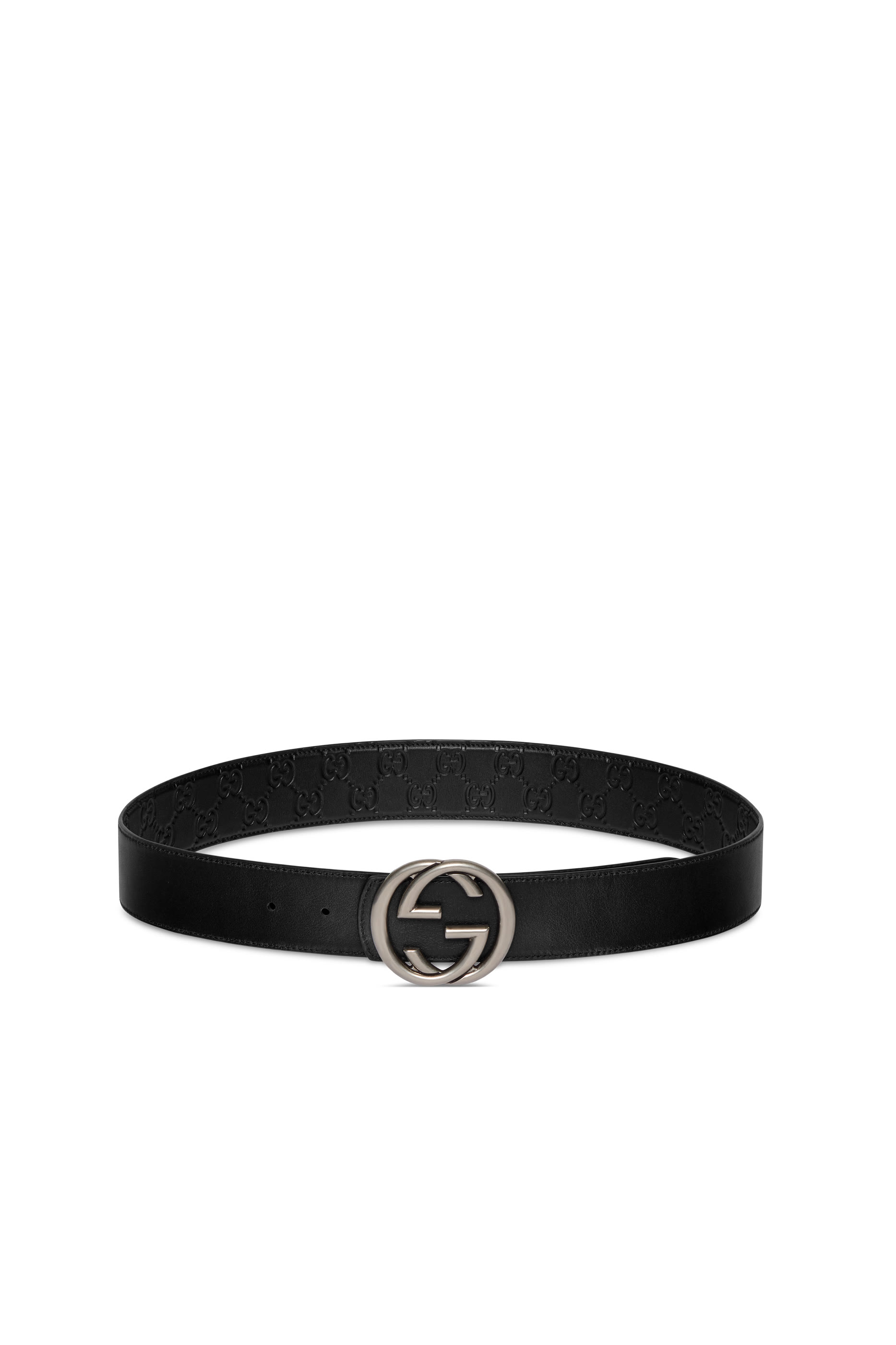 Reversible Belt with Interlocking G Buckle 