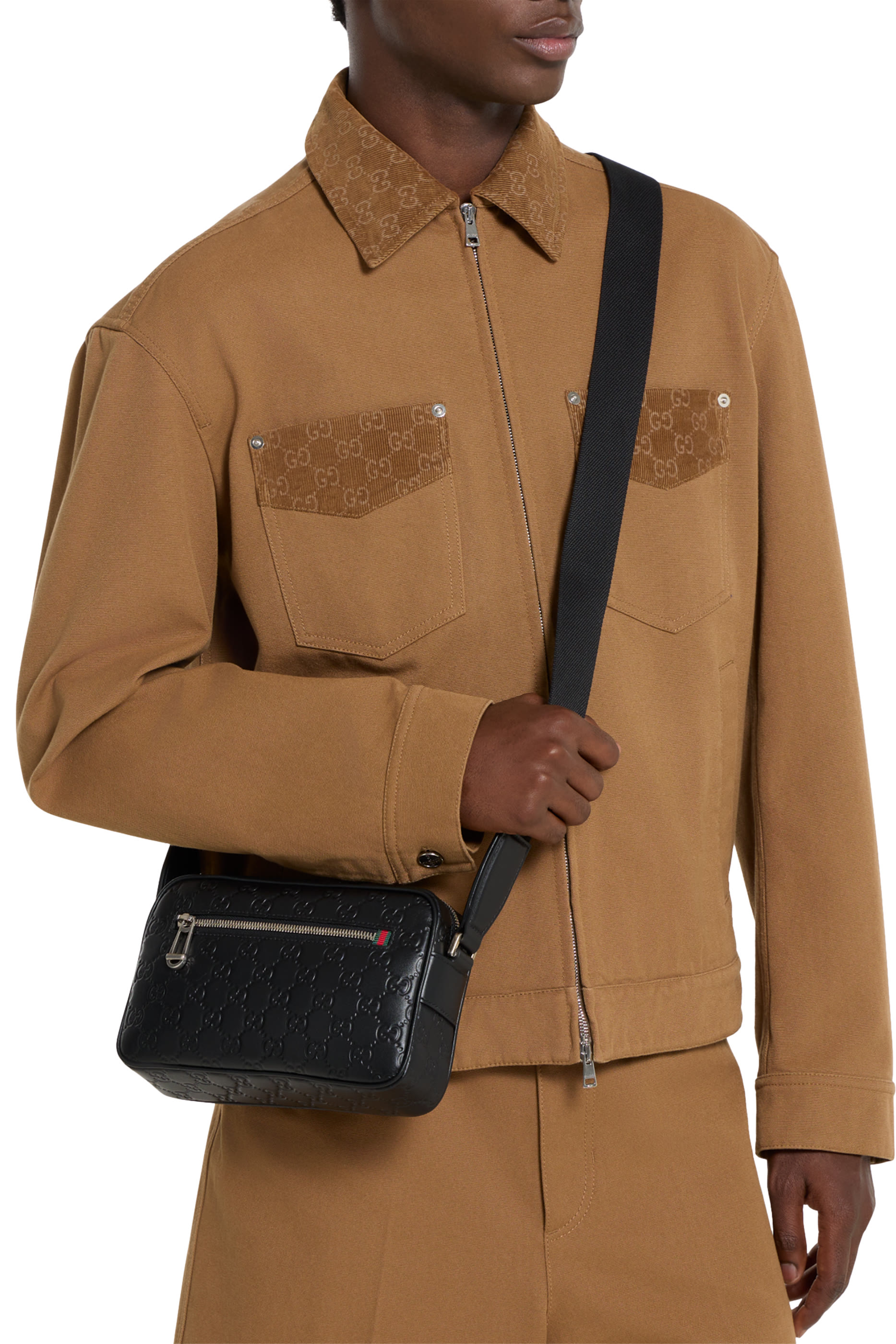  GG Emblem Small Crossbody Bag